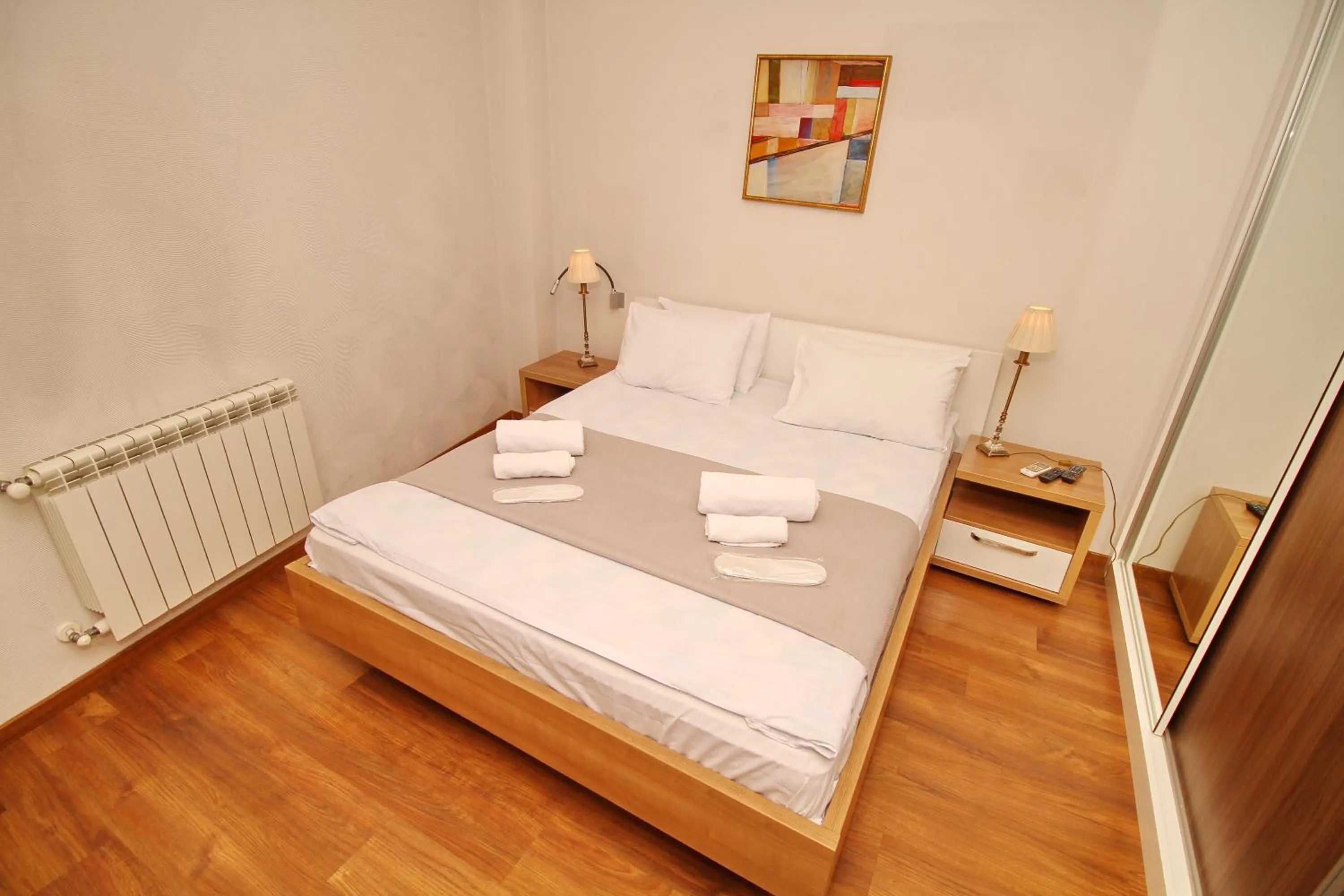 Bathroom, Bed in Tbilisi View Hotel