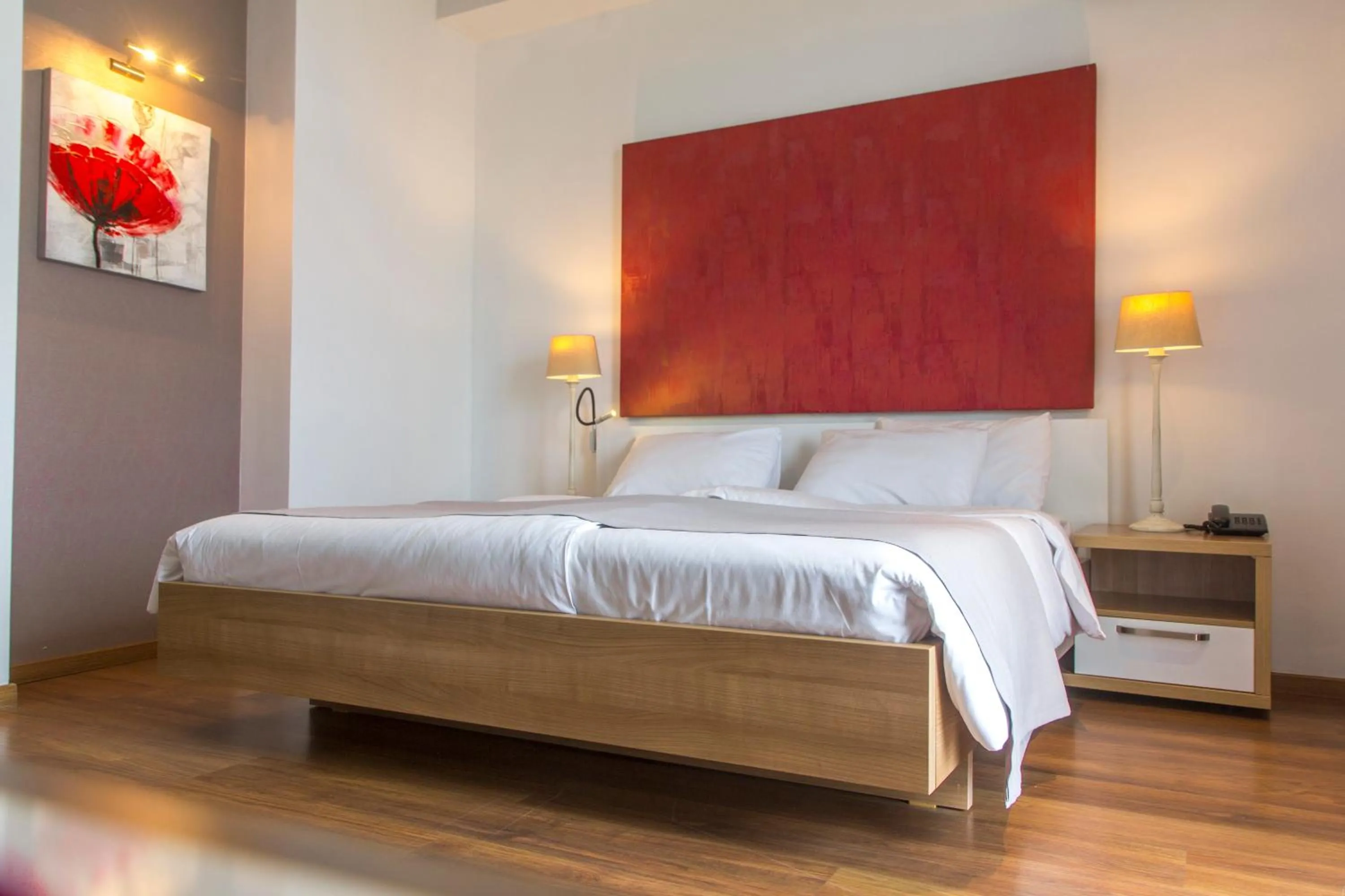 Bed in Tbilisi View Hotel