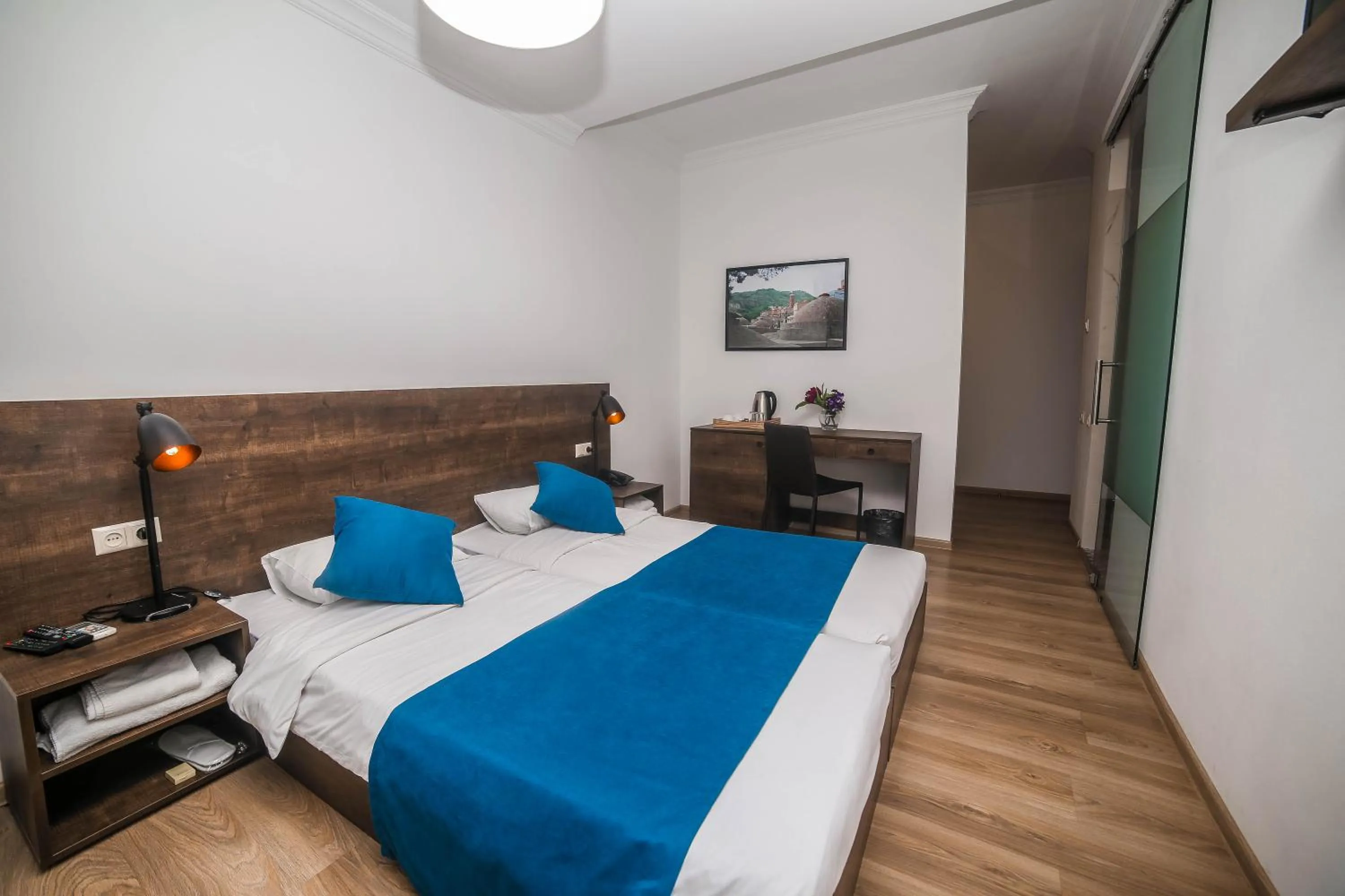 Bed in Tbilisi View Hotel