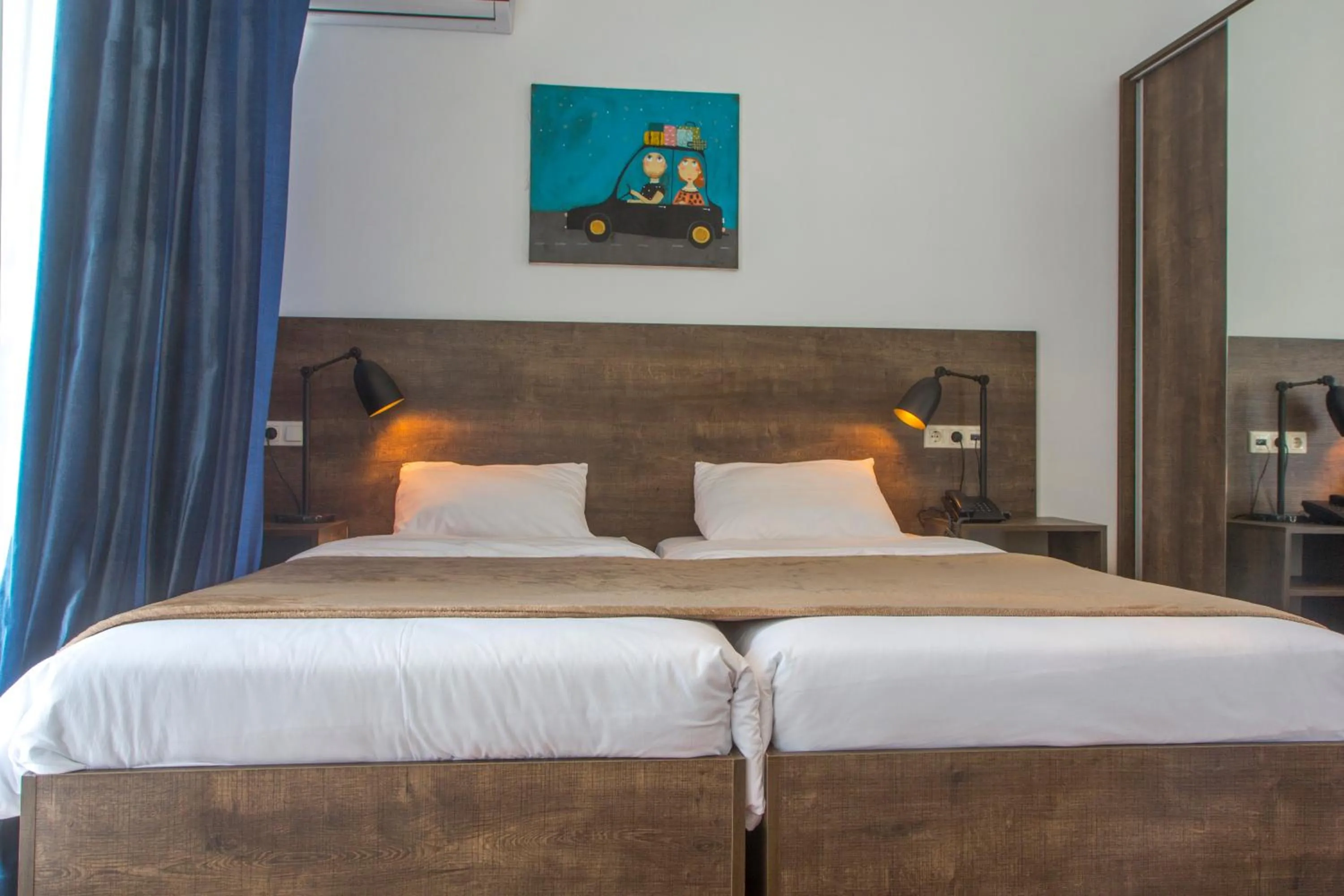 Bed in Tbilisi View Hotel