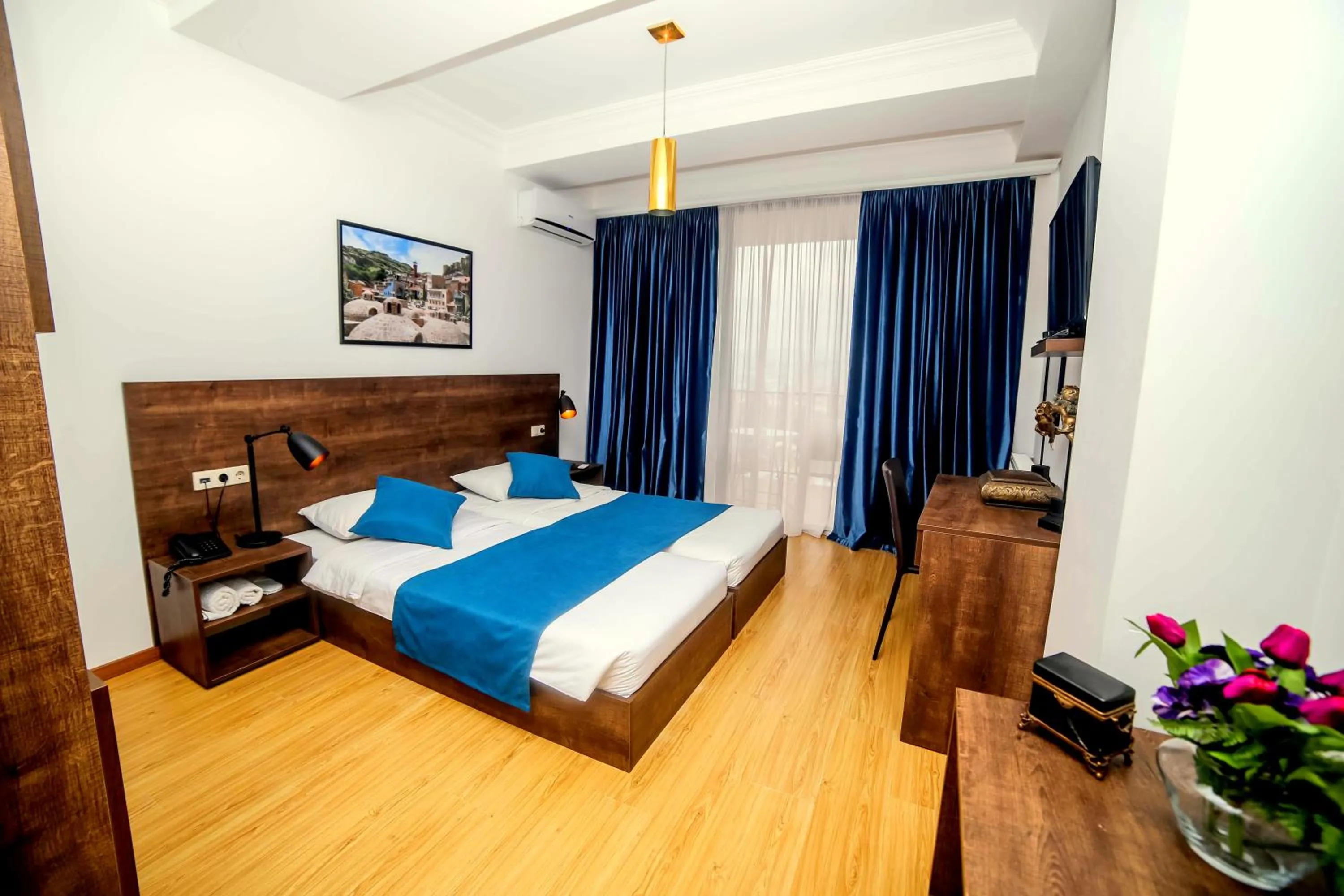 Bed in Tbilisi View Hotel