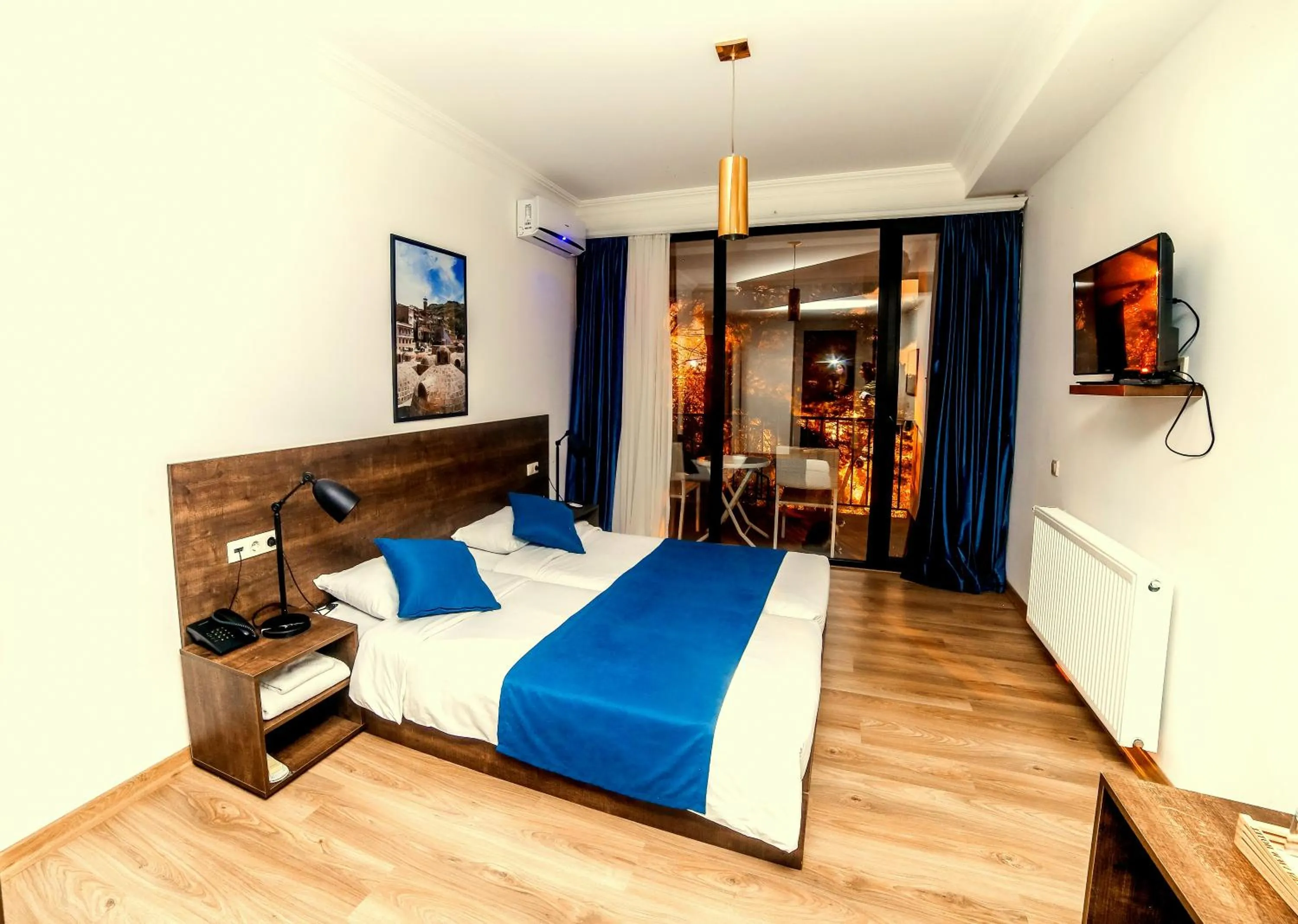 Bed in Tbilisi View Hotel