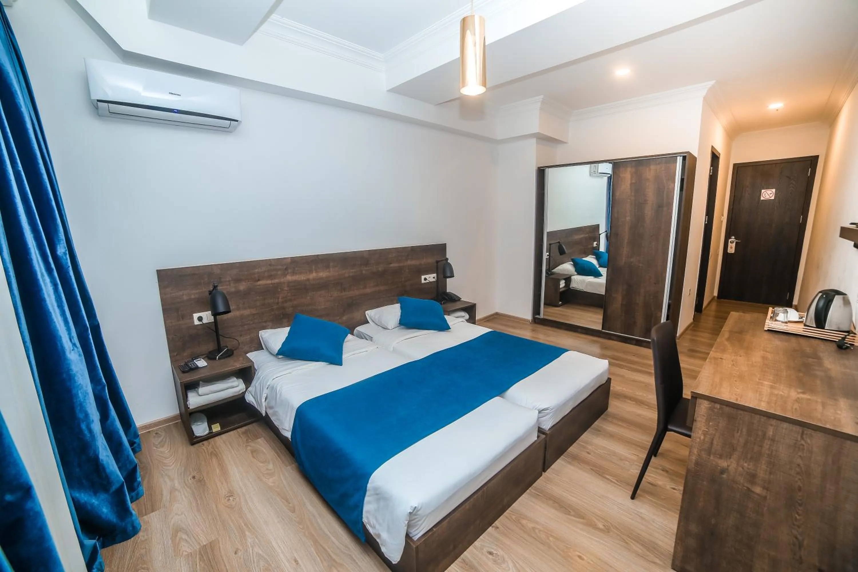 Bed in Tbilisi View Hotel