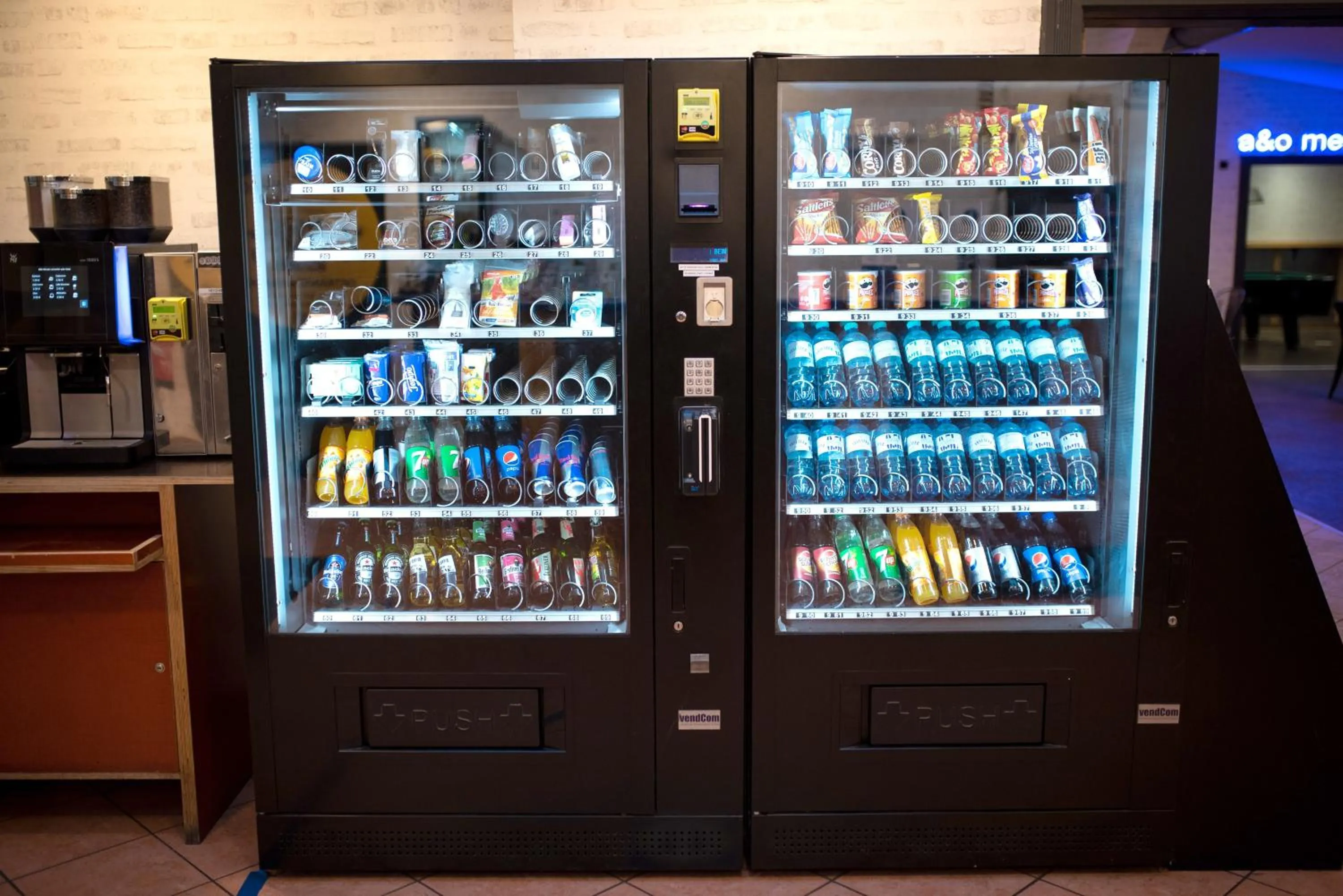 vending machine in a&o Berlin Friedrichshain