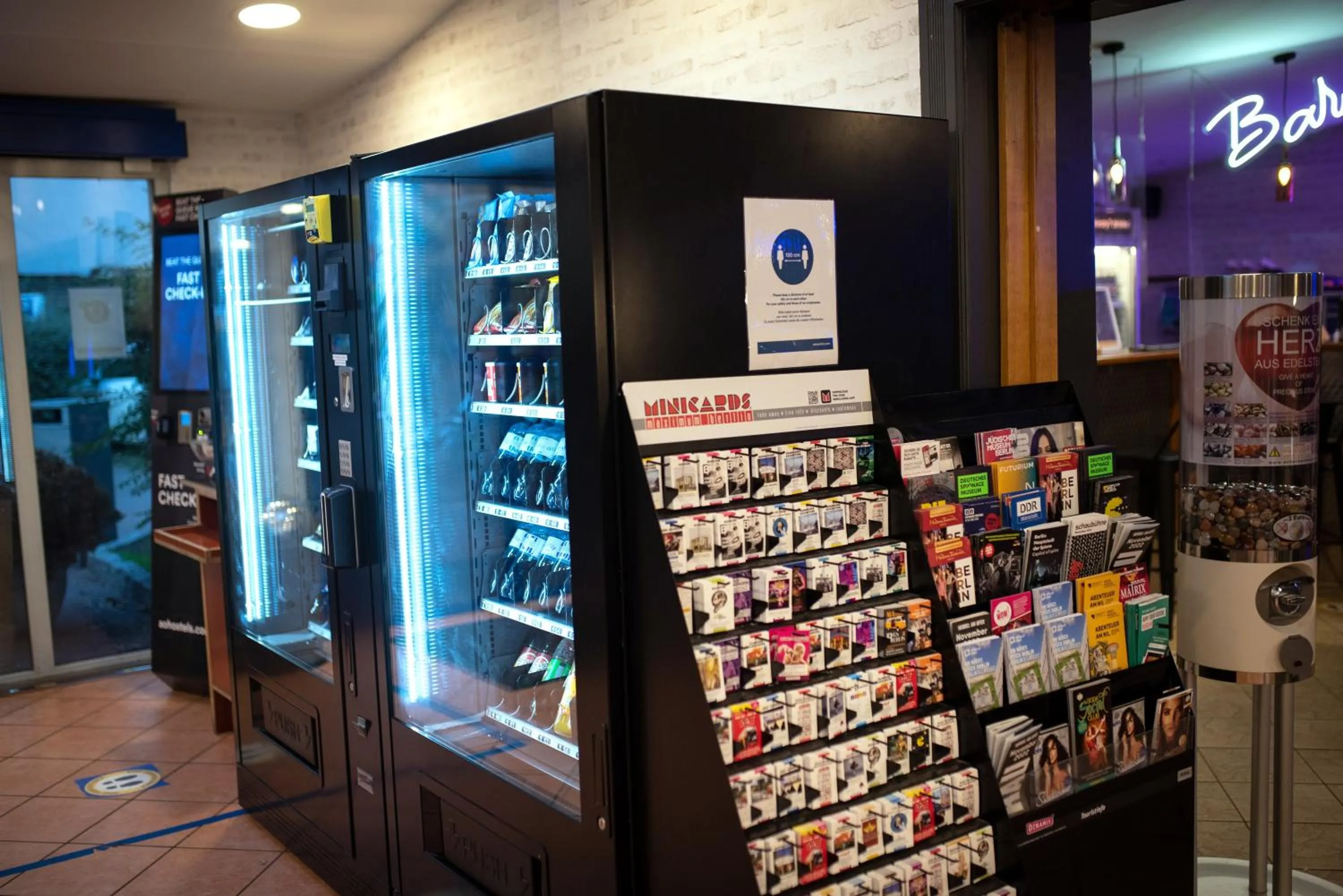 vending machine in a&o Berlin Friedrichshain