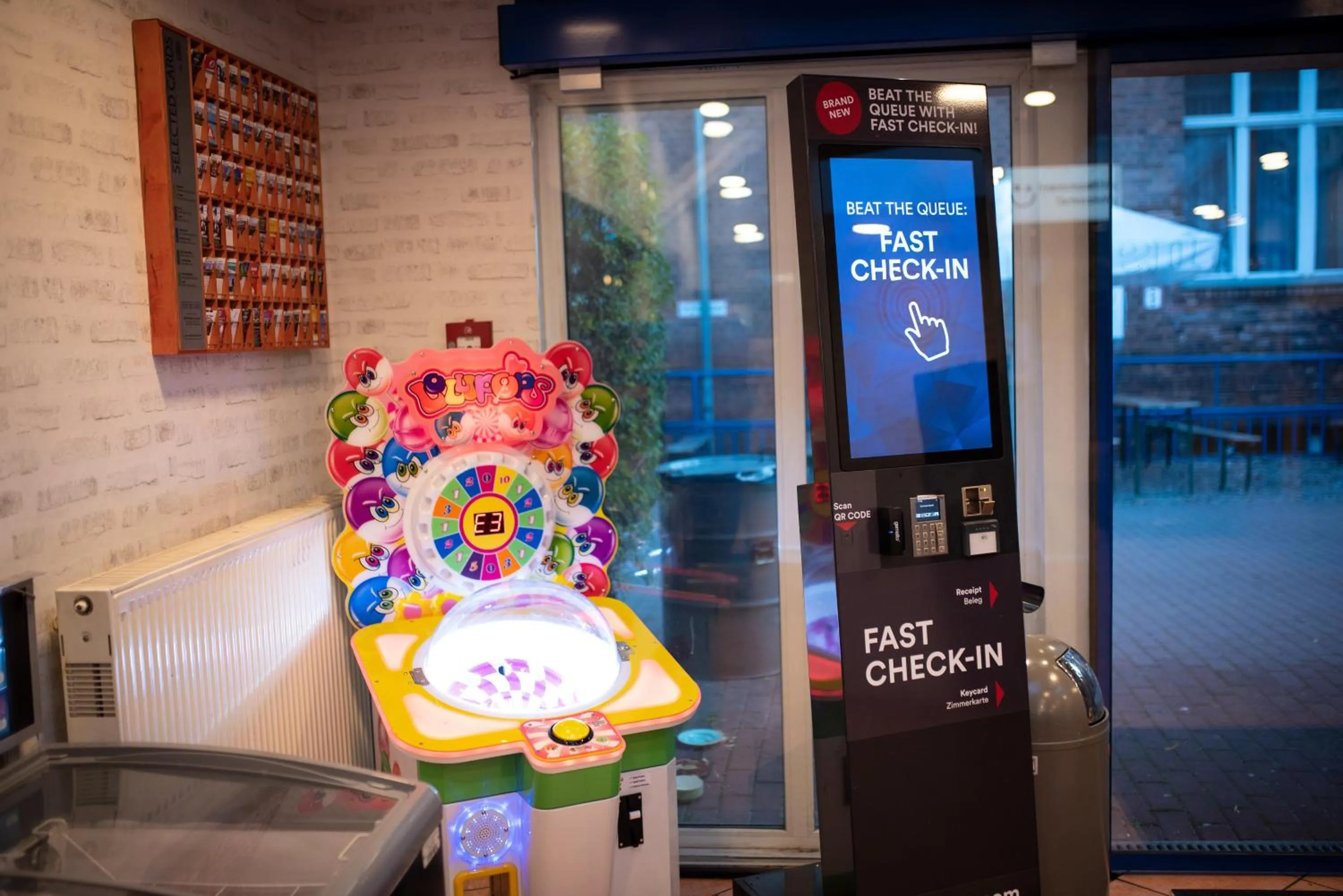 Lobby or reception in a&o Berlin Friedrichshain