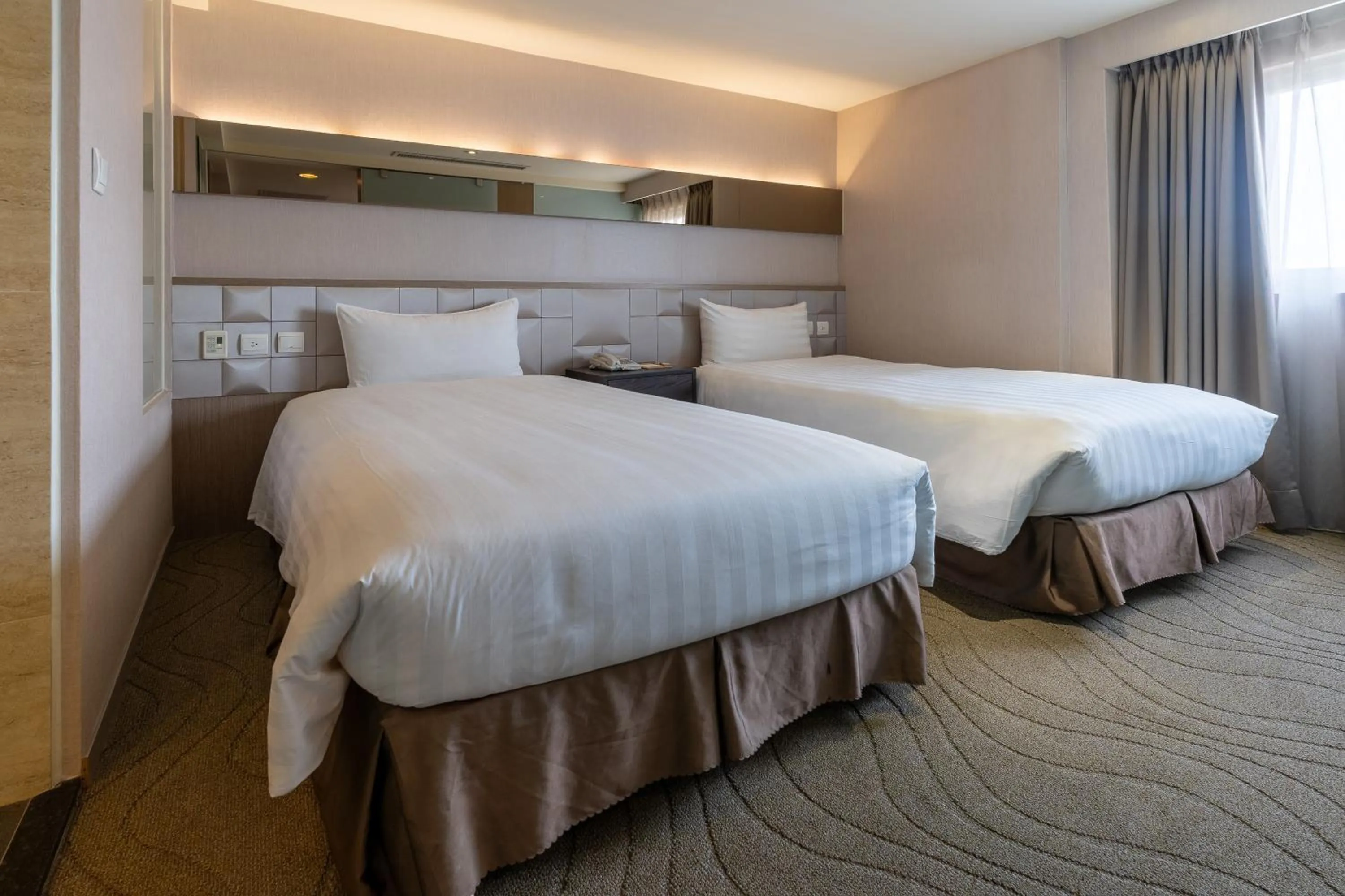 Bed in Guide Hotel Taipei Chongqing