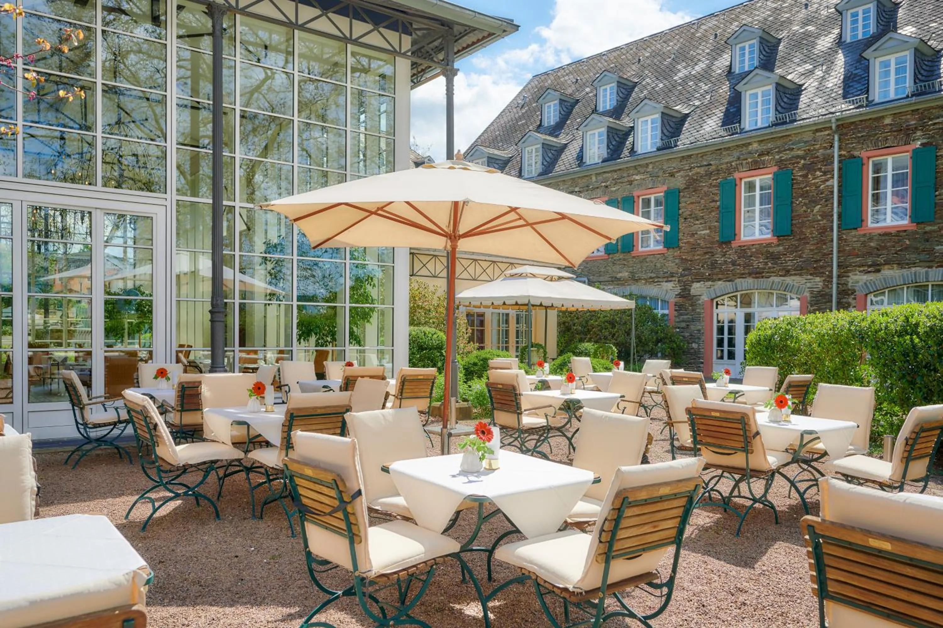 Restaurant/places to eat in Weinromantikhotel Richtershof