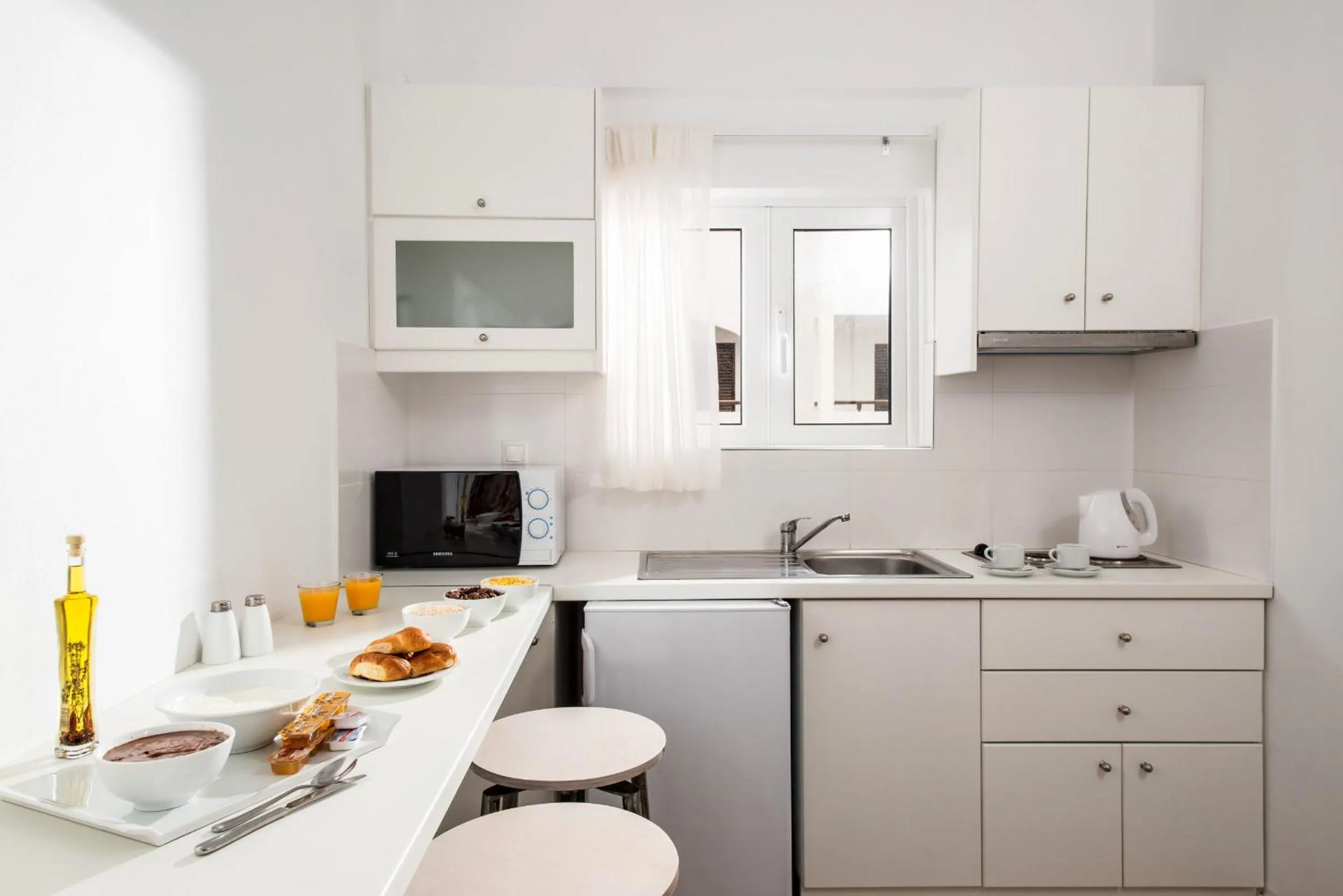 Kitchen or kitchenette in Fedra Boutique Apartments