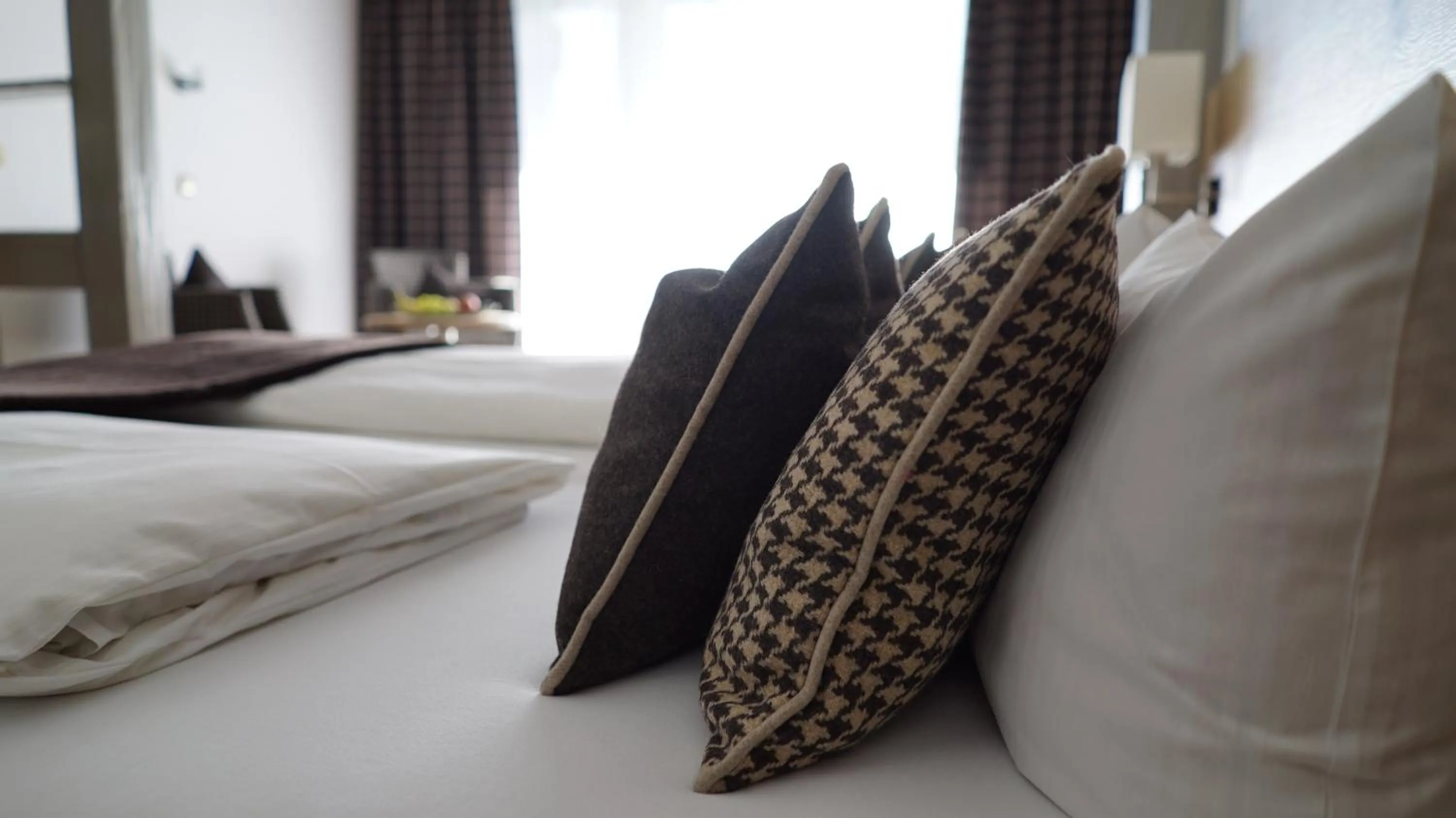 Decorative detail, Bed in Hotel Quellenhof