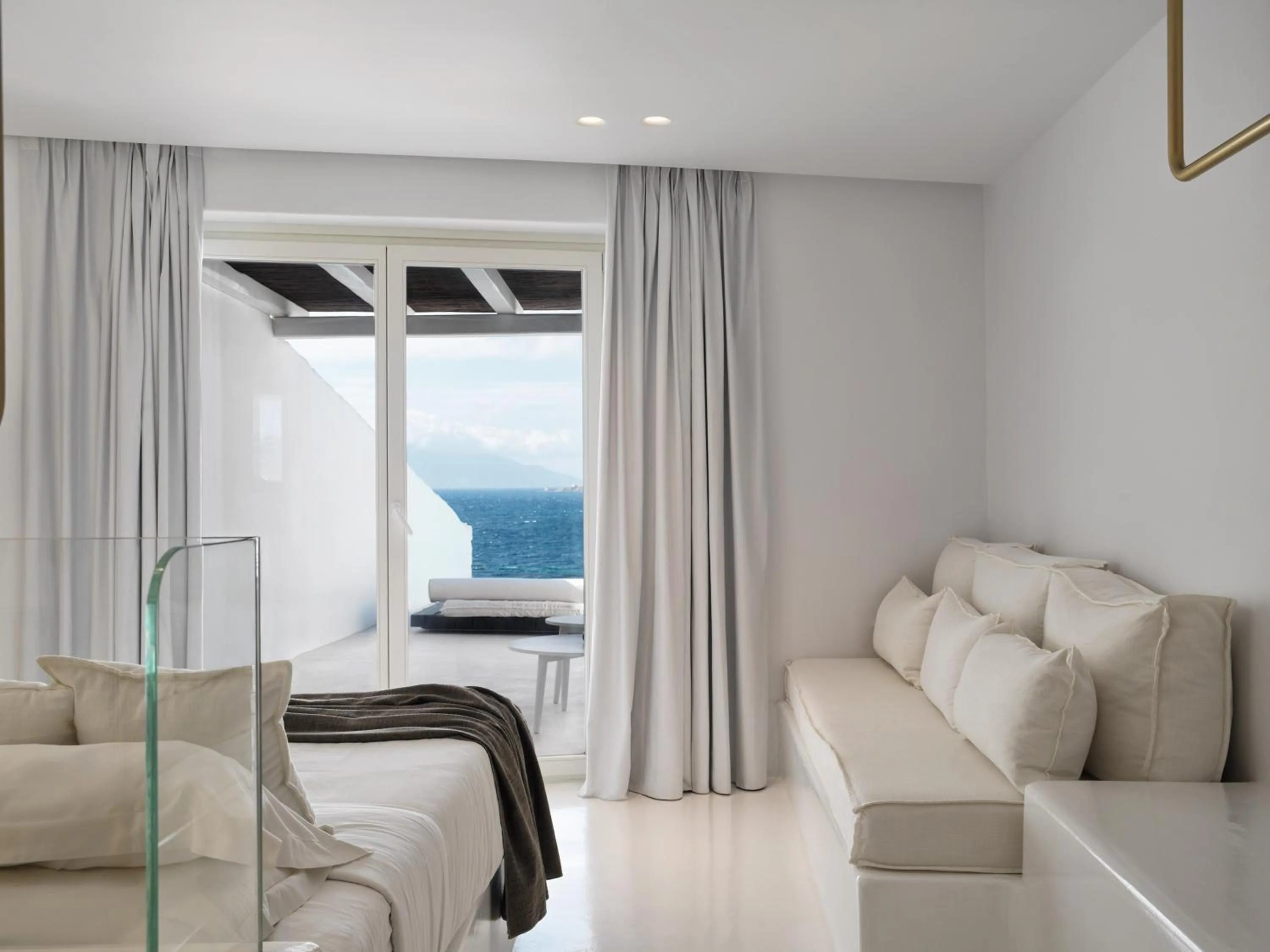 Pool view in Mykonos Earth Suites