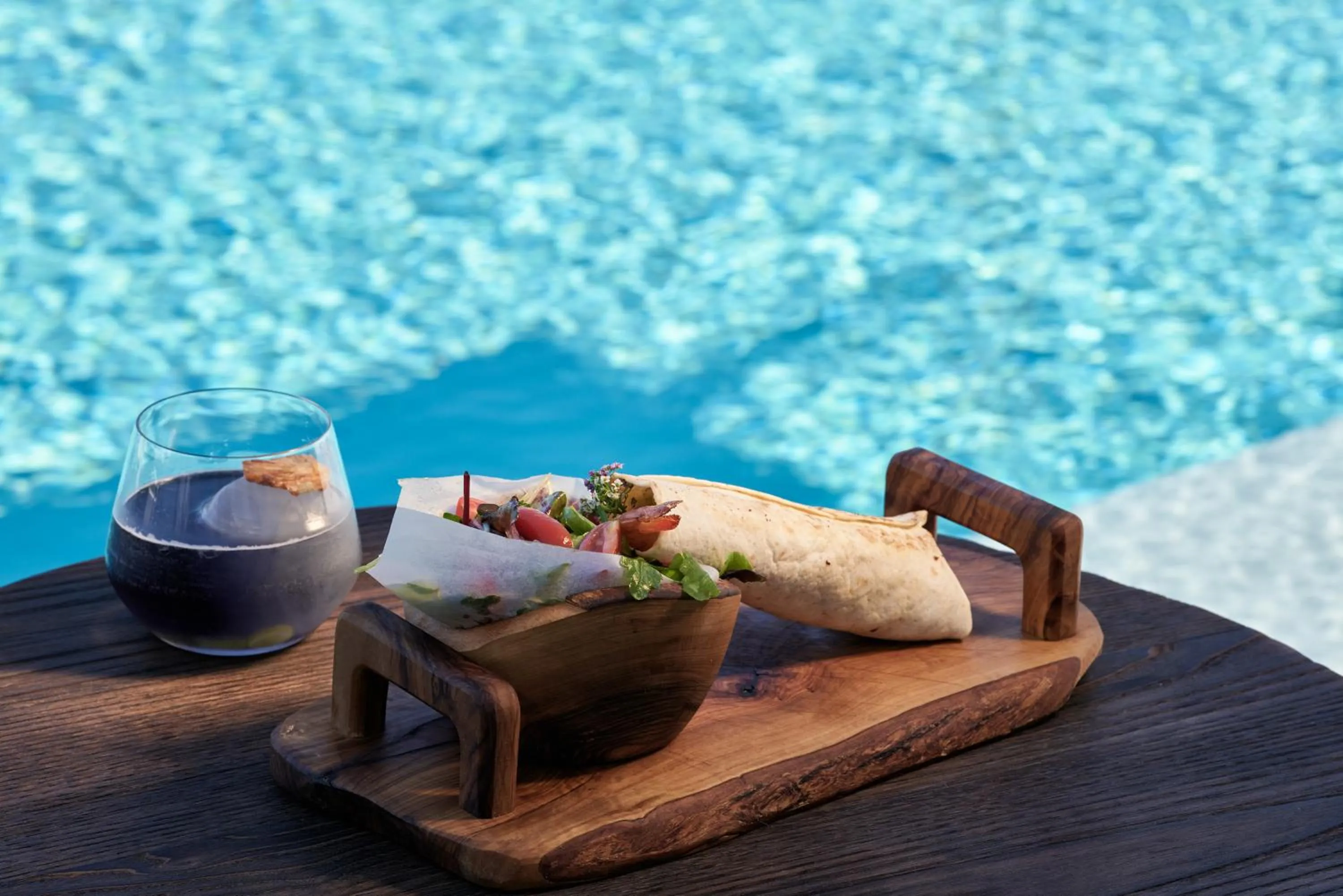 Food in Mykonos Earth Suites