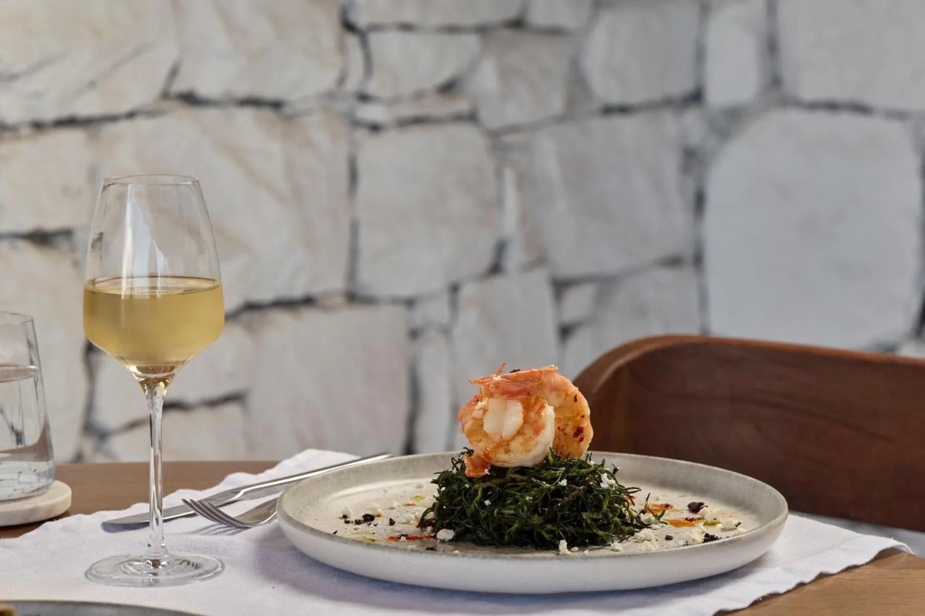 Food in Mykonos Earth Suites