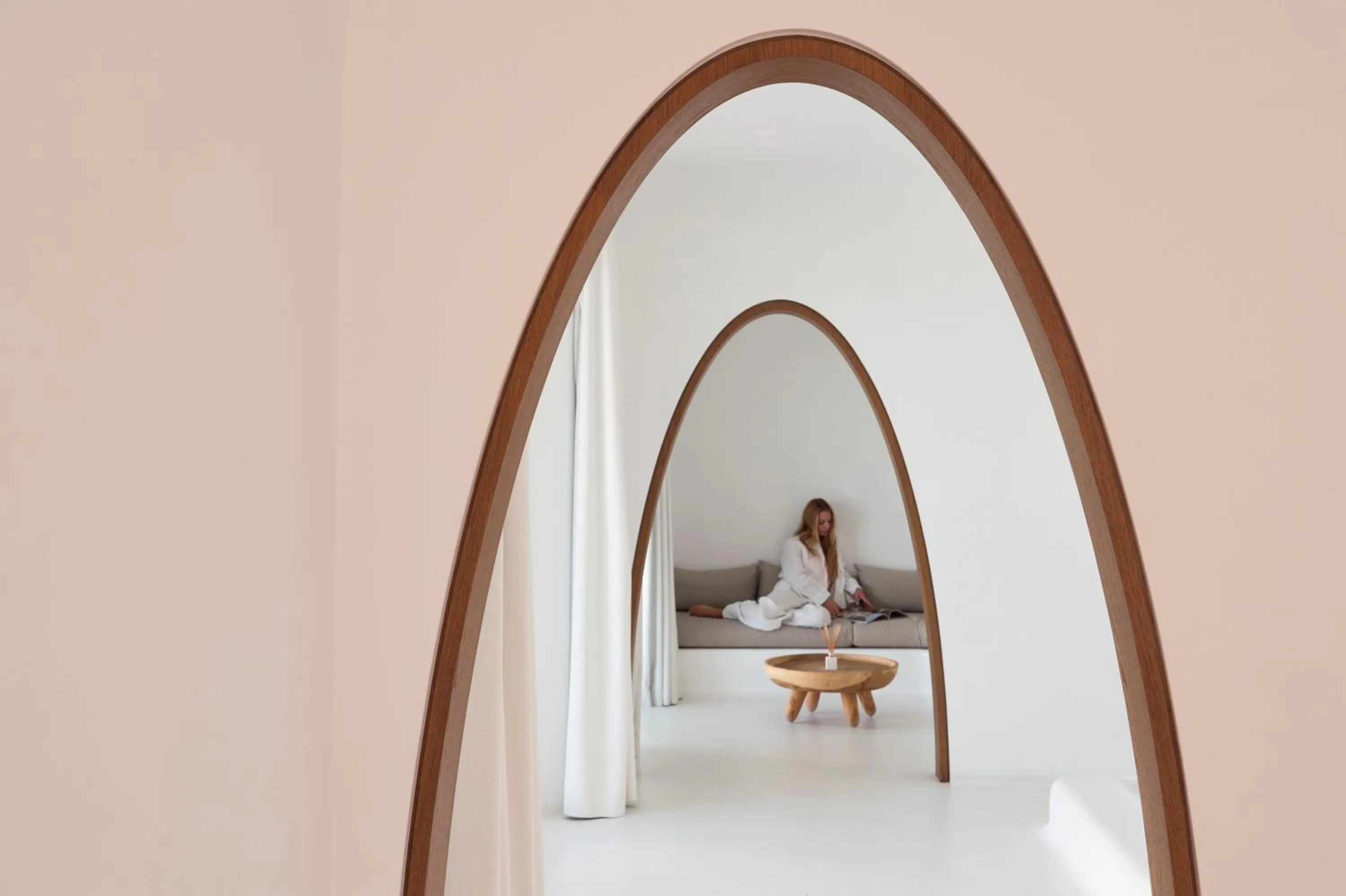 Decorative detail in Mykonos Earth Suites