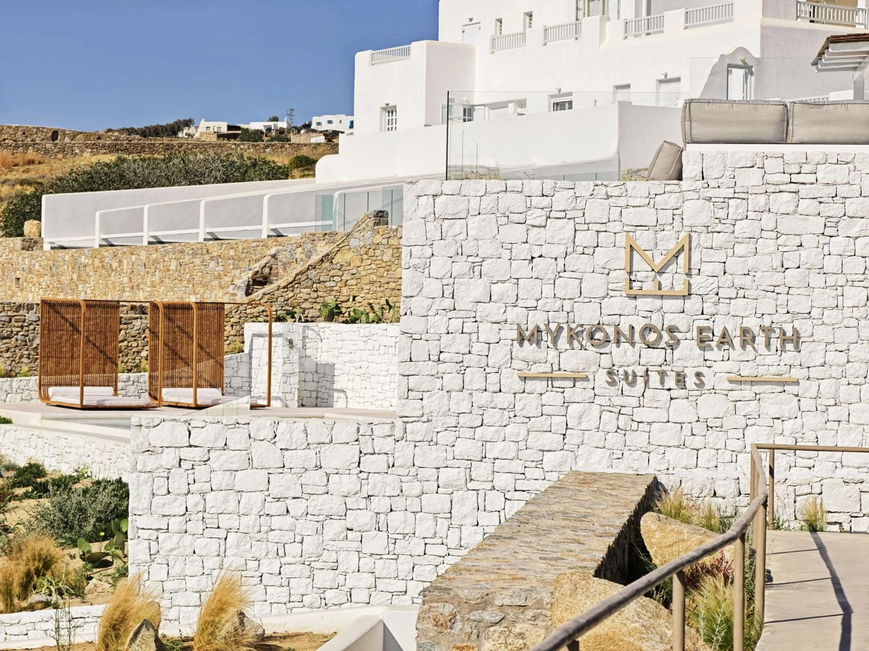 Property building in Mykonos Earth Suites