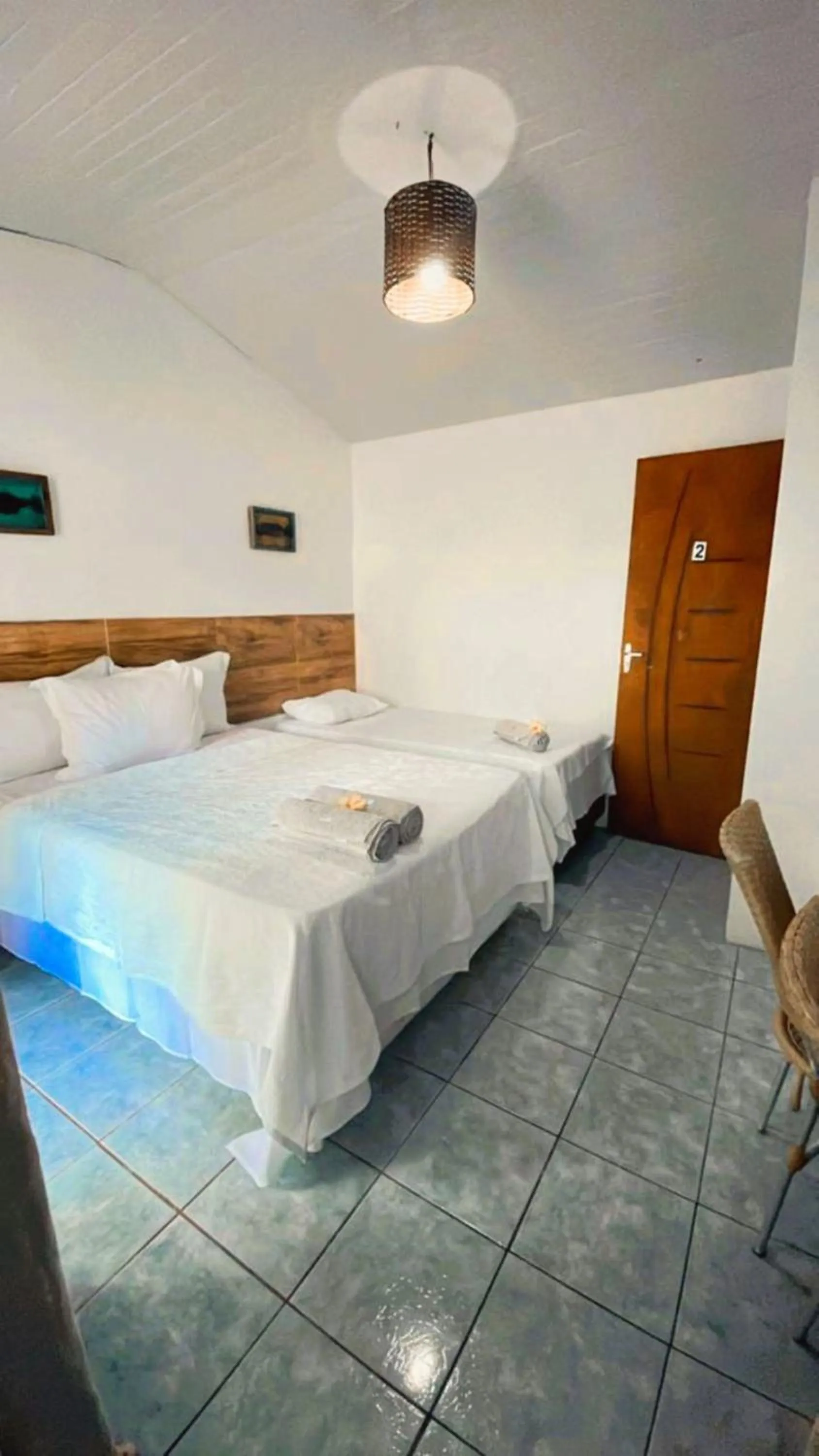 Bedroom, Bed in Pousada Portal dos Golfinhos