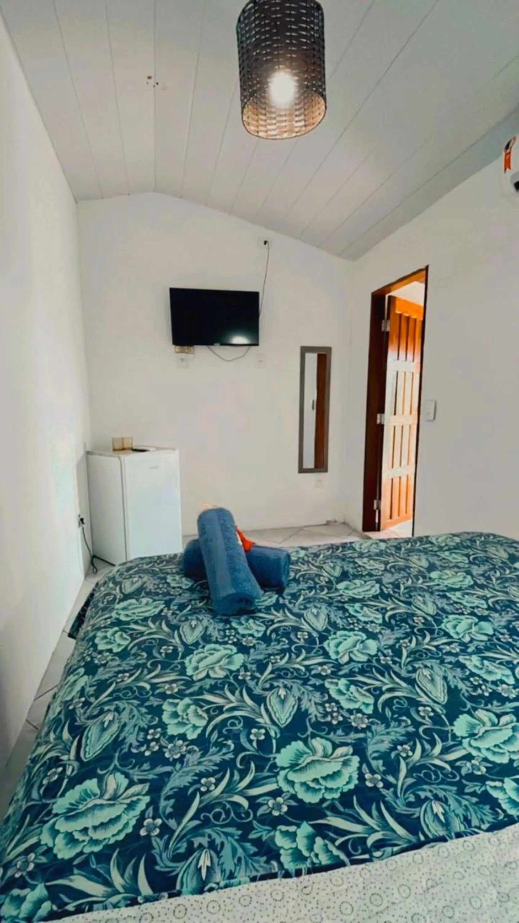 Bedroom, Bed in Pousada Portal dos Golfinhos