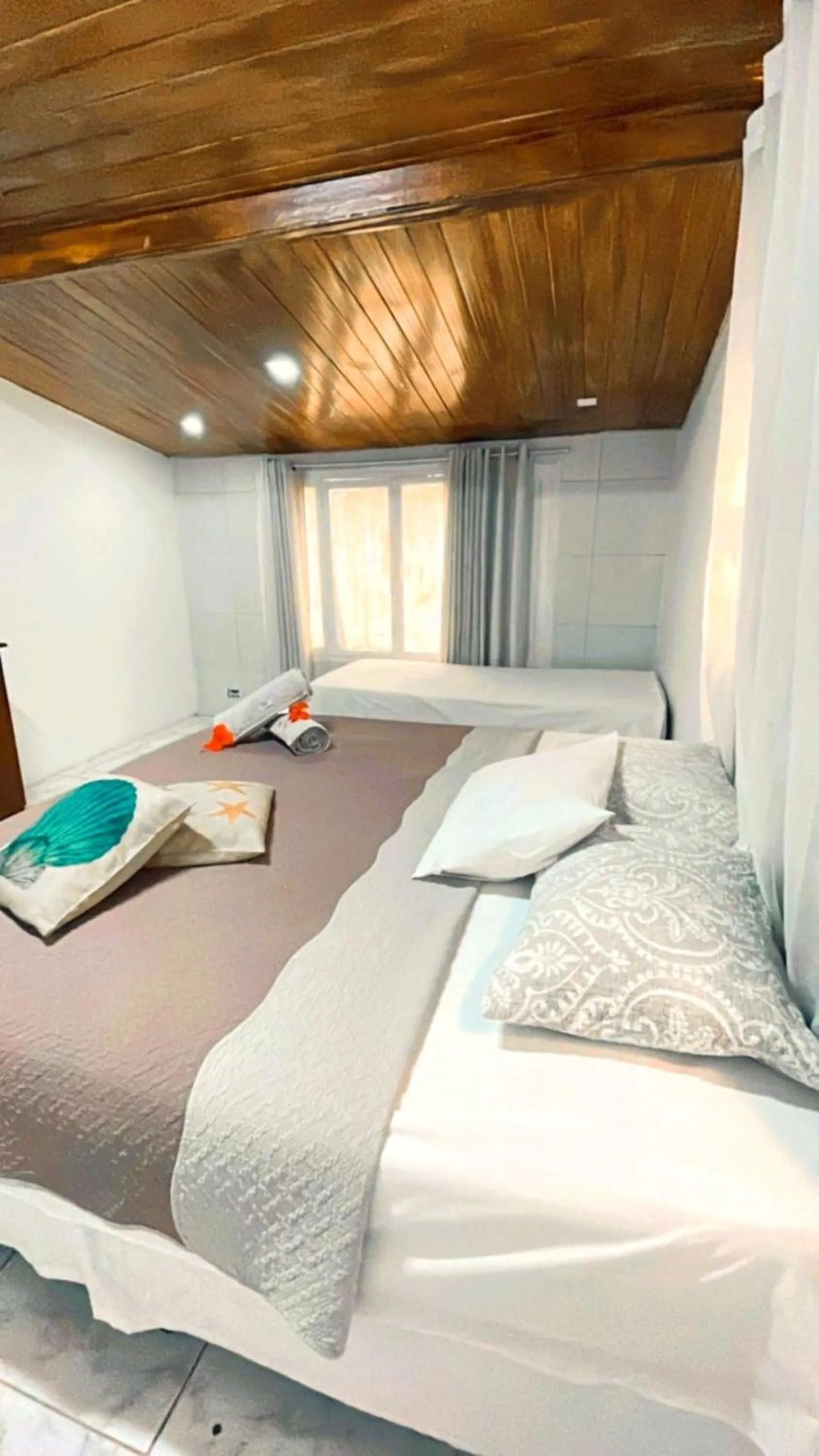 Bedroom, Bed in Pousada Portal dos Golfinhos