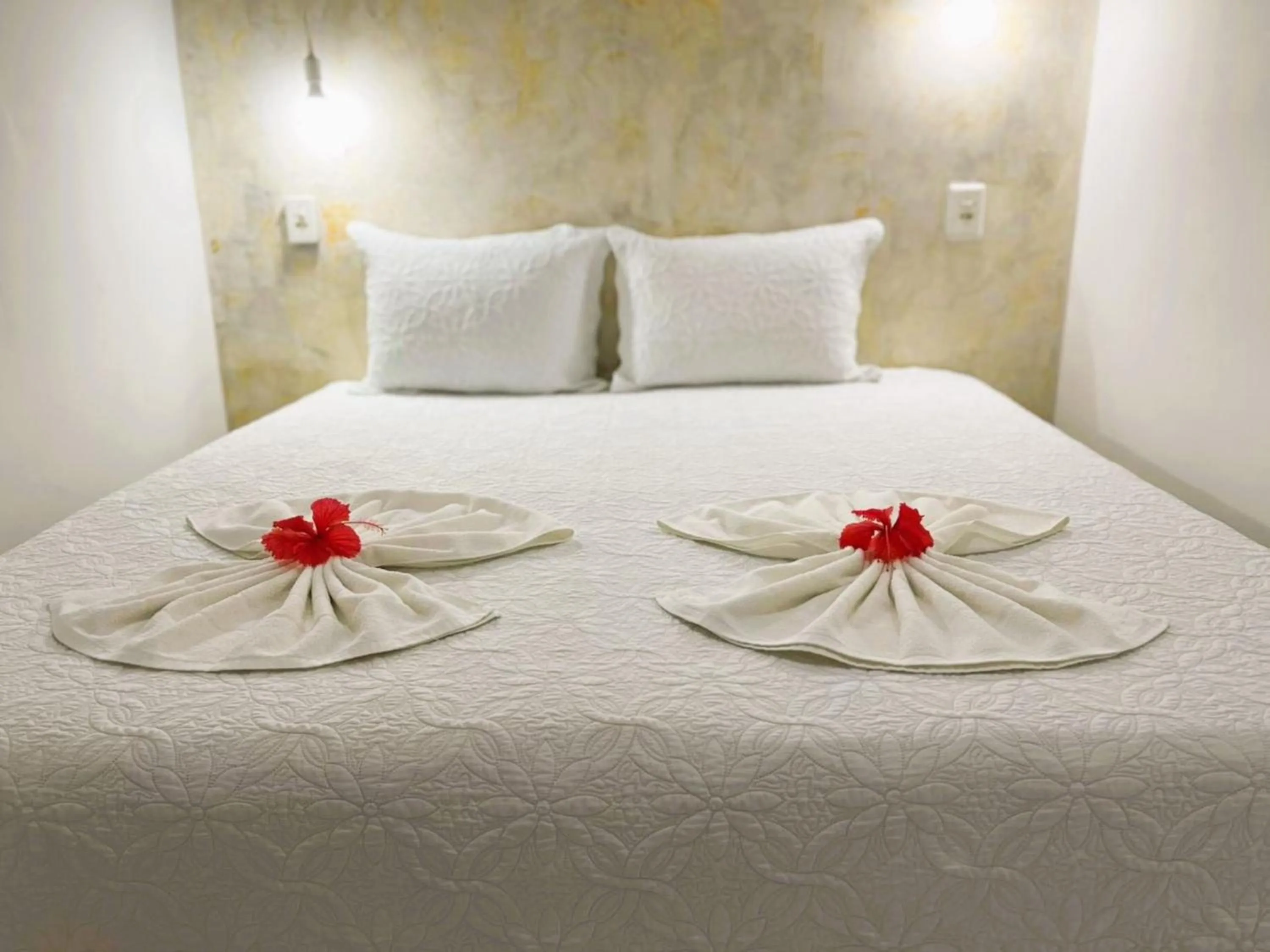 Bedroom, Bed in Pousada Portal dos Golfinhos