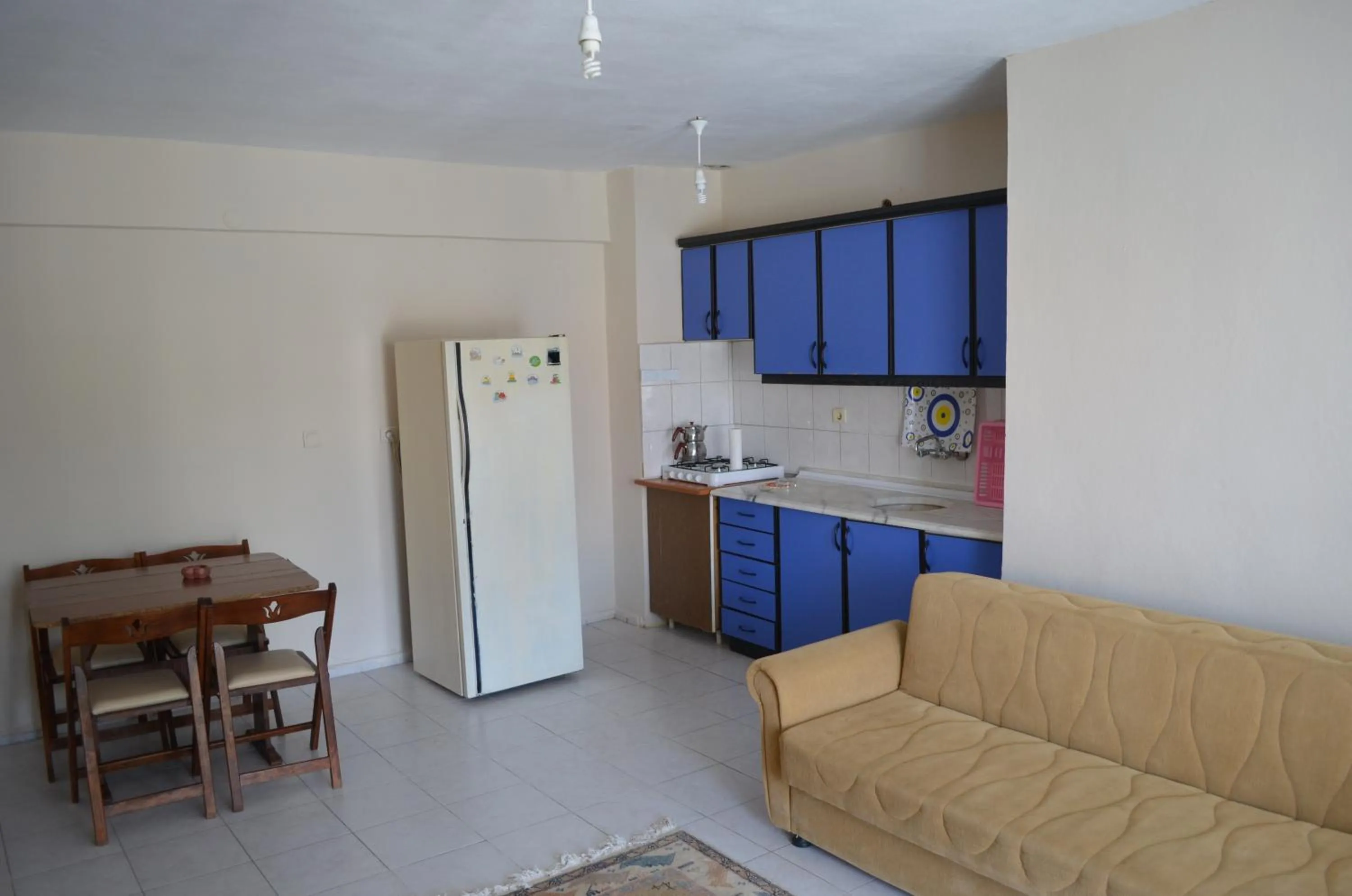 Kitchen or kitchenette in Ahmeda Apart Hotel