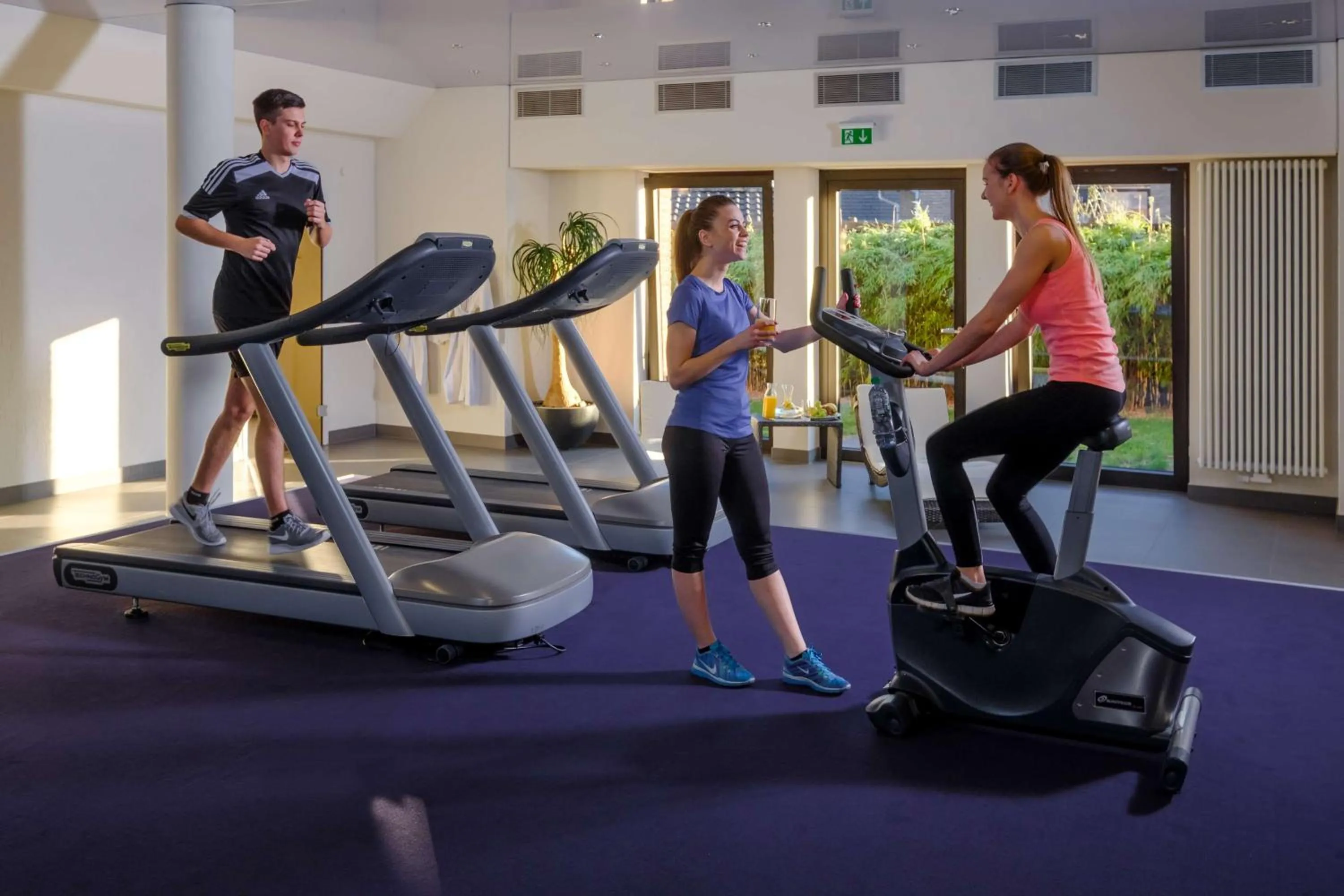 Fitness centre/facilities in Privathotel alte mühle Wolfsburg-Weyhausen