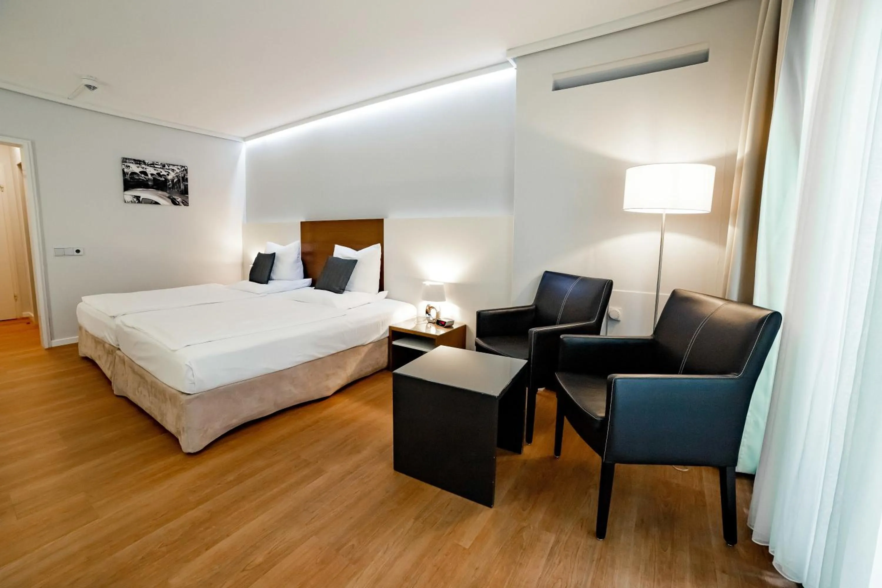 Bedroom, Bed in Privathotel alte mühle Wolfsburg-Weyhausen