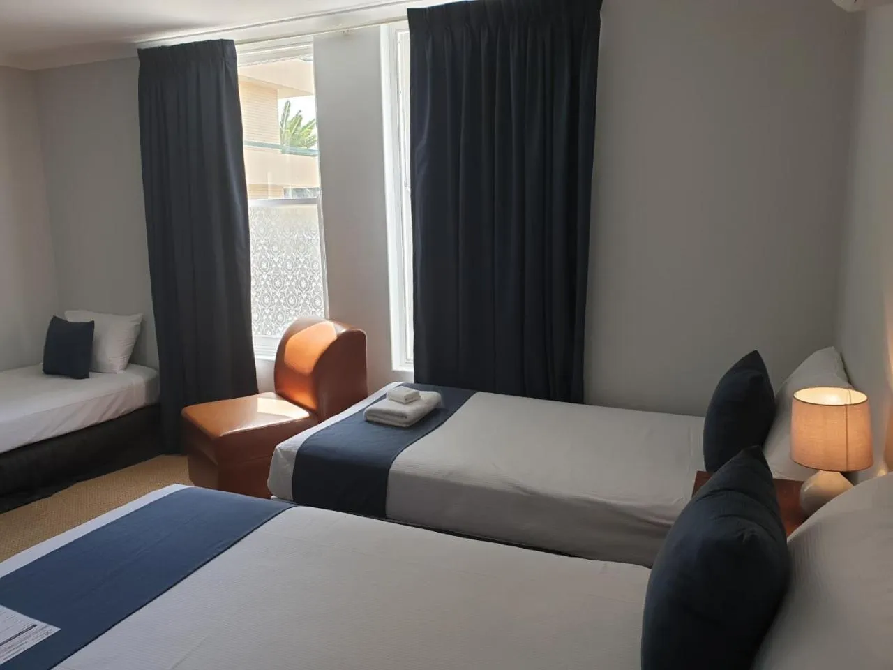 Bed in Adelaide Pulteney Motel