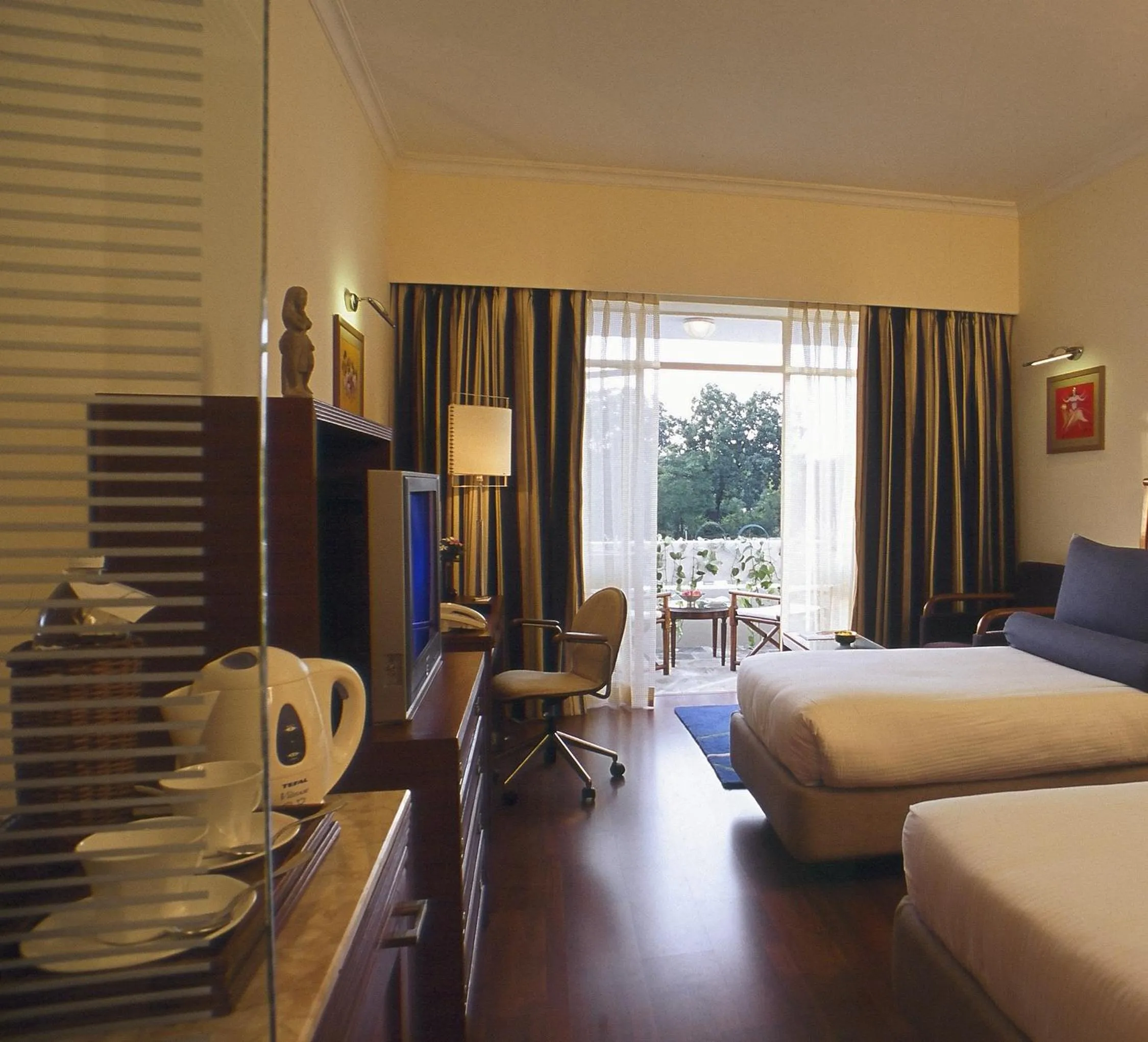 Decorative detail, Bed in Radisson Jass Hotel, Khajuraho