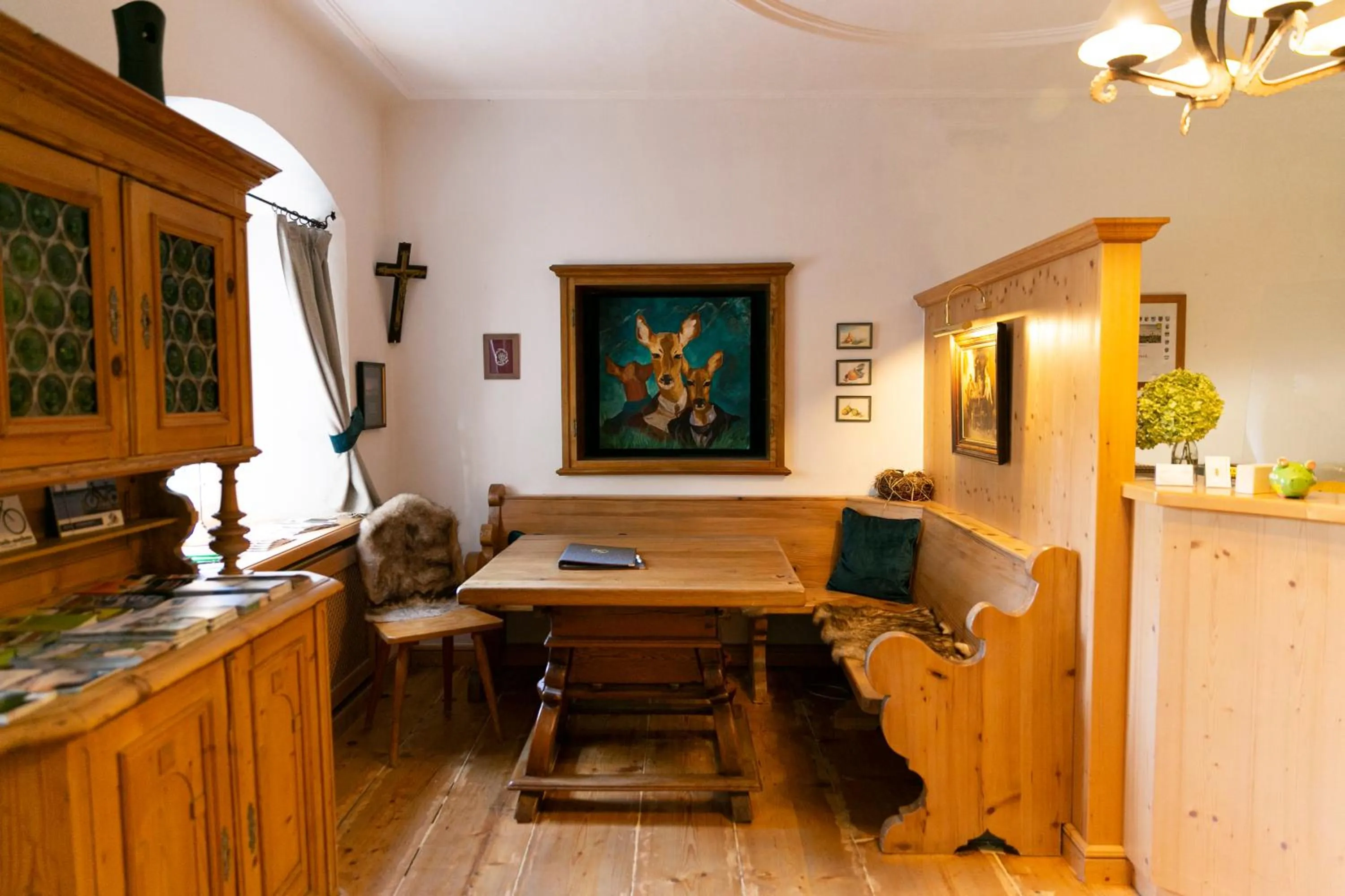 Lobby or reception in Landgasthof Karner