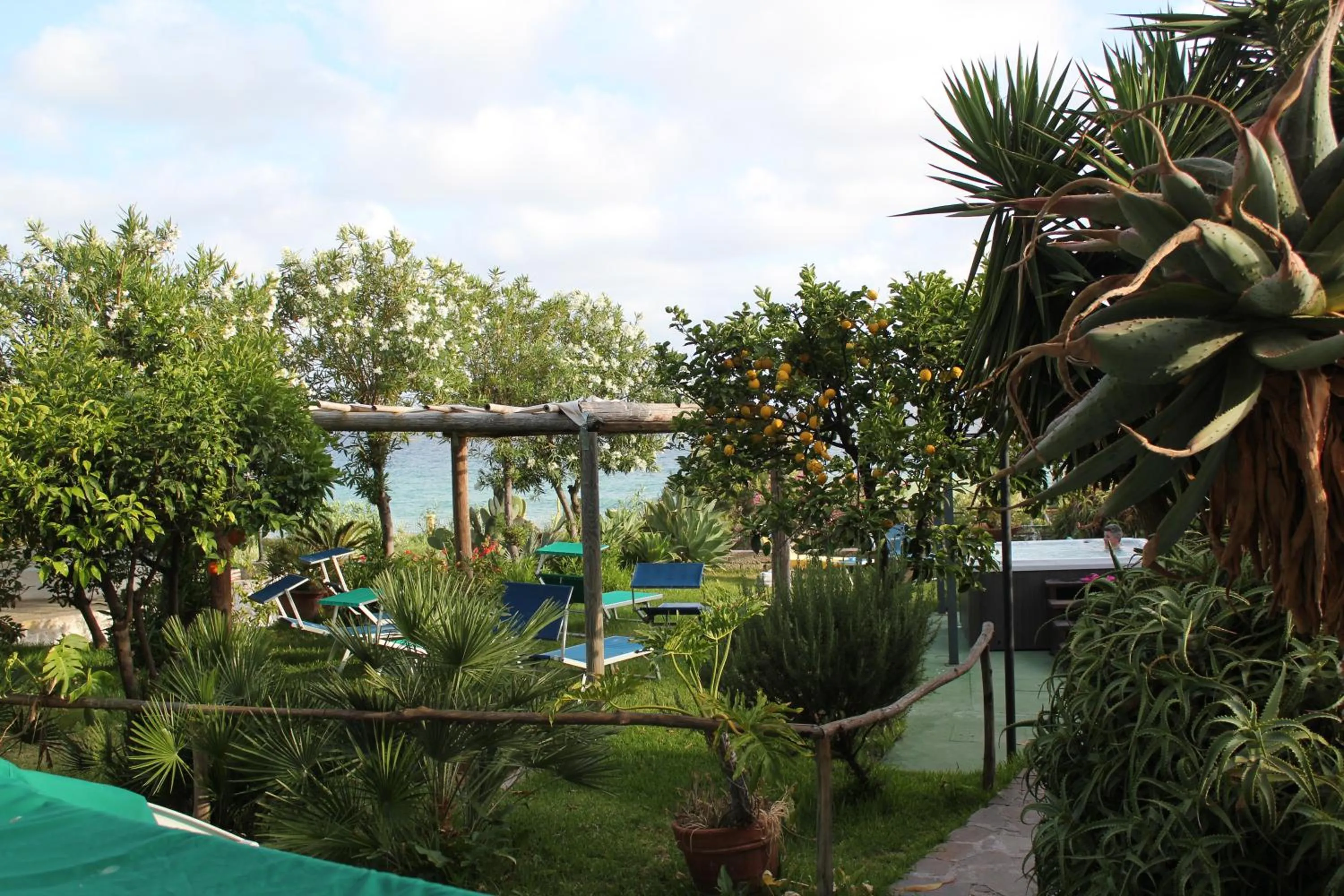Garden in Hotel Maronti