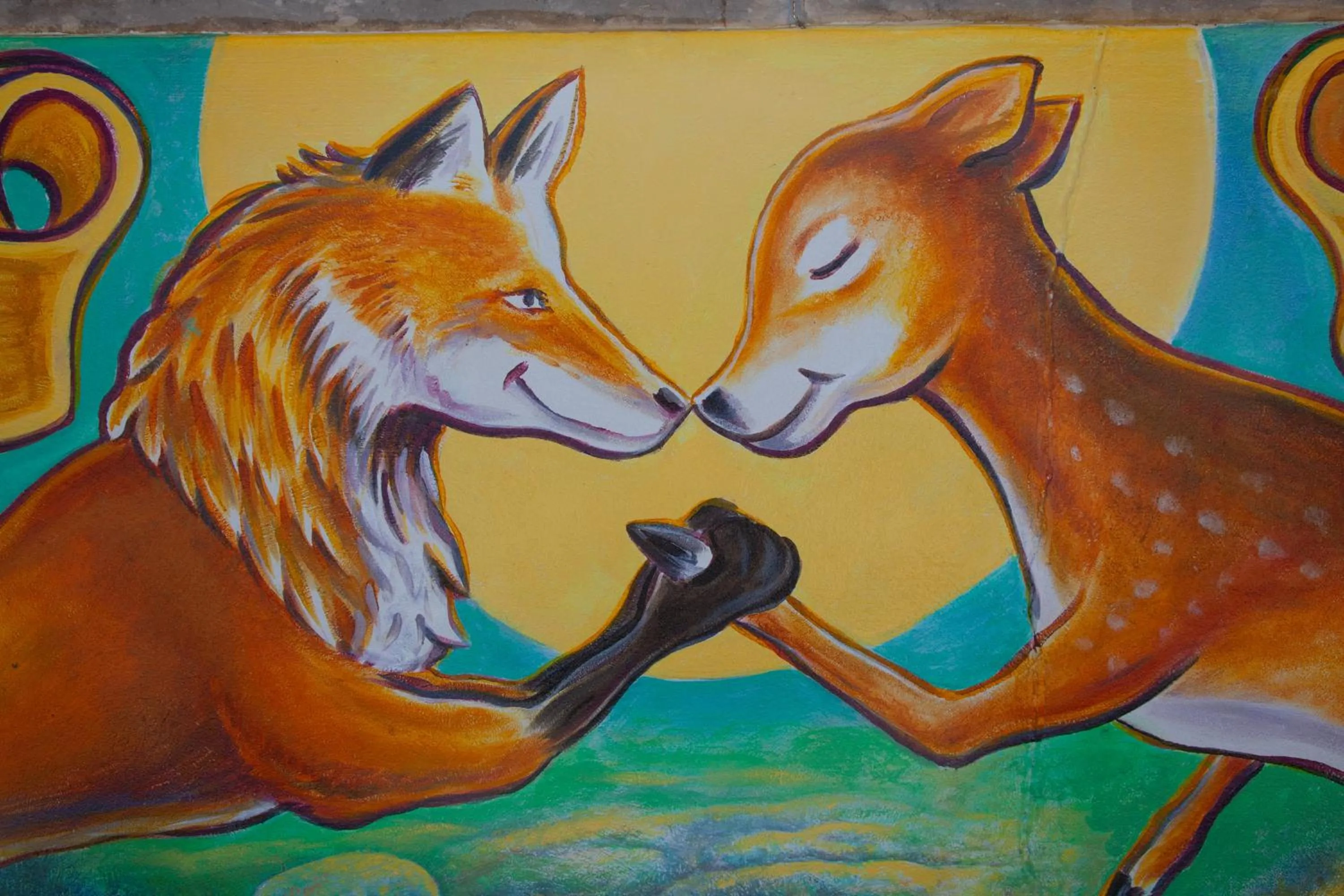 Decorative detail in Hotel Flora and Fauna