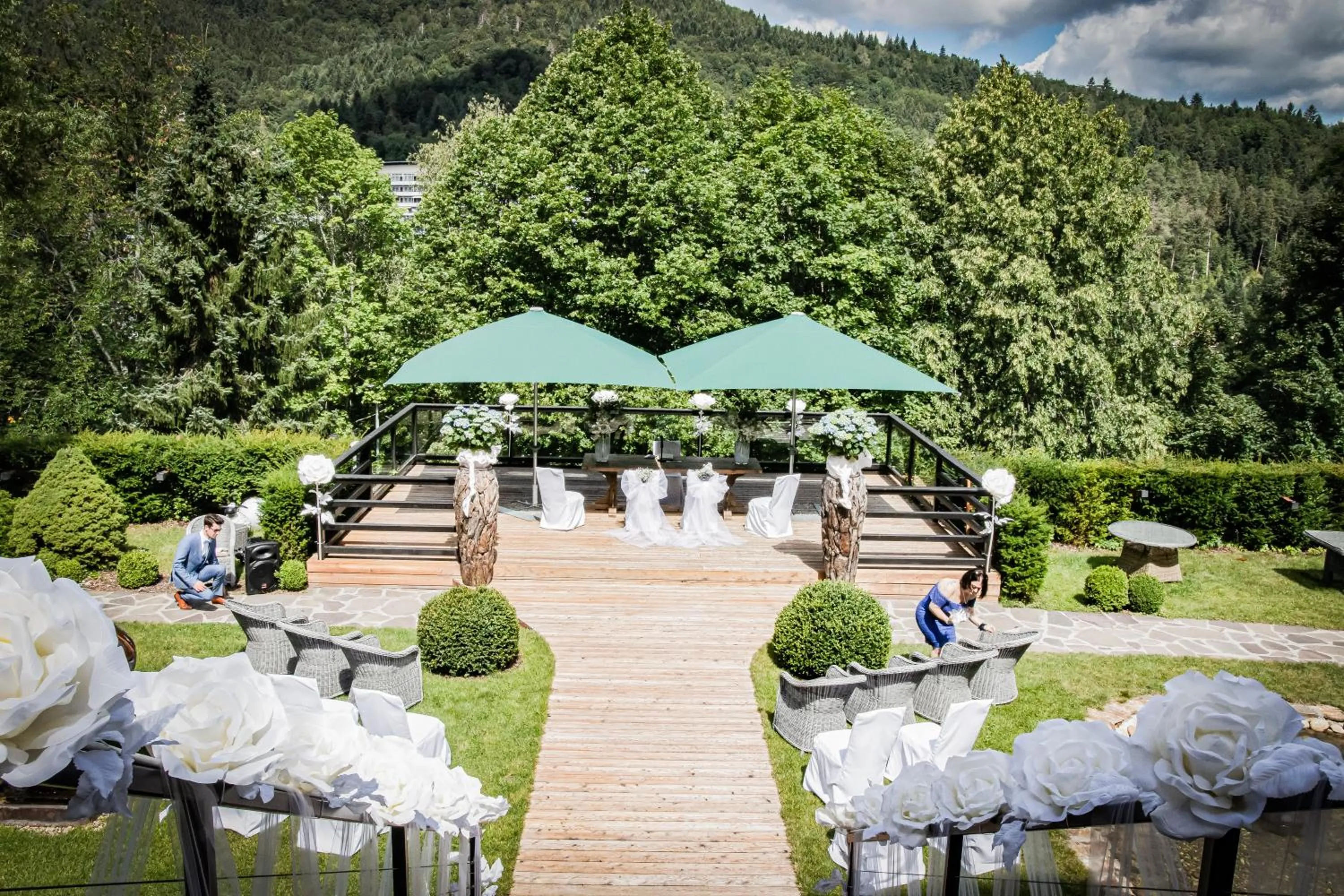 Garden in Parkhotel Luise Bad Herrenalb