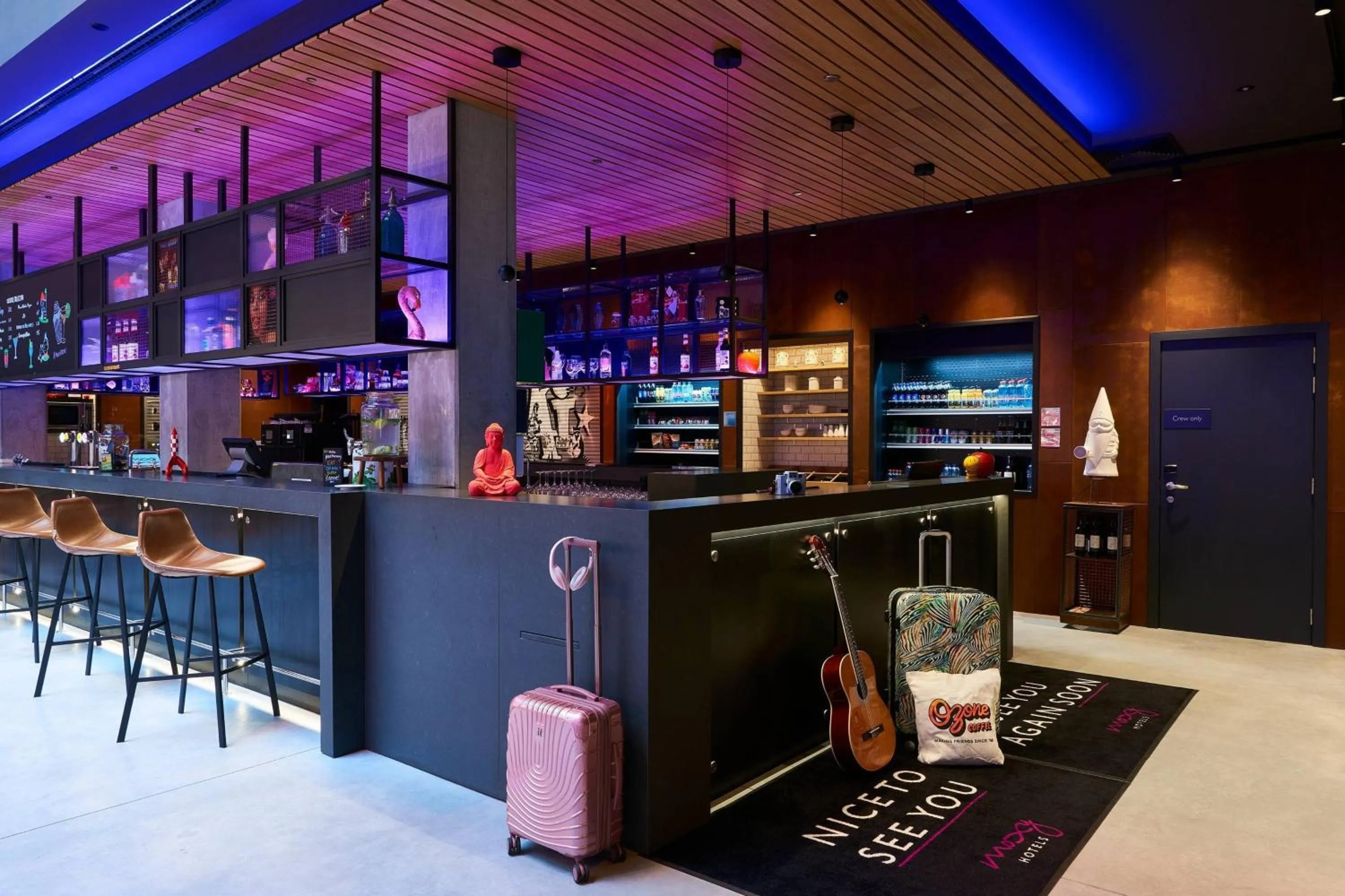 Lobby or reception in Moxy Brussels City Center