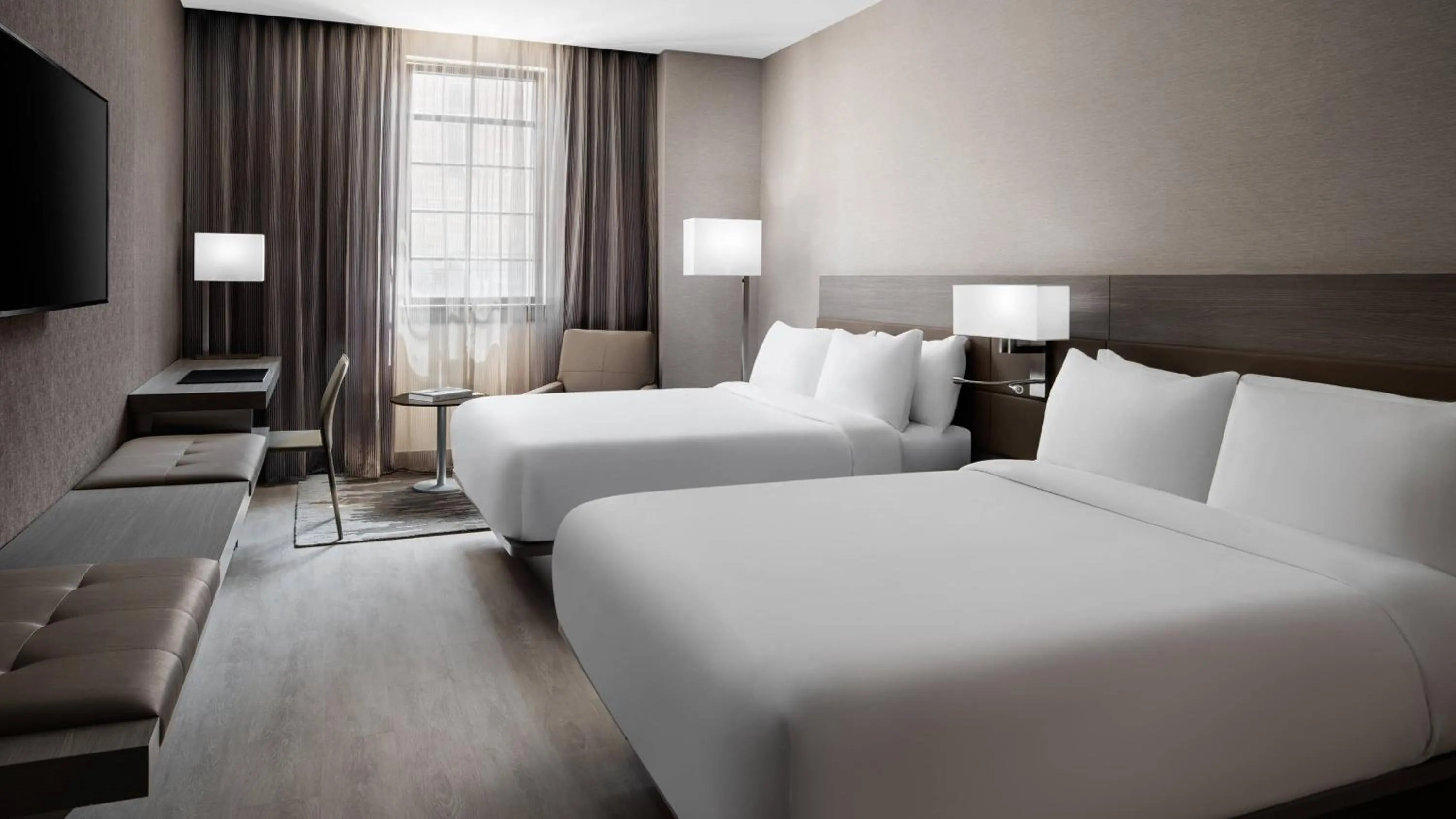 Bedroom, Bed in AC Hotel by Marriott Little Rock Downtown