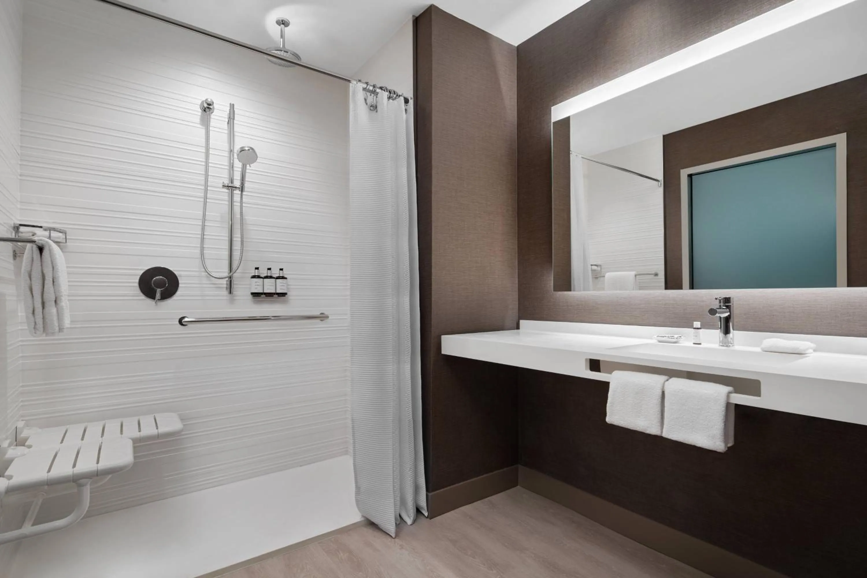 Bathroom in AC Hotel by Marriott Little Rock Downtown