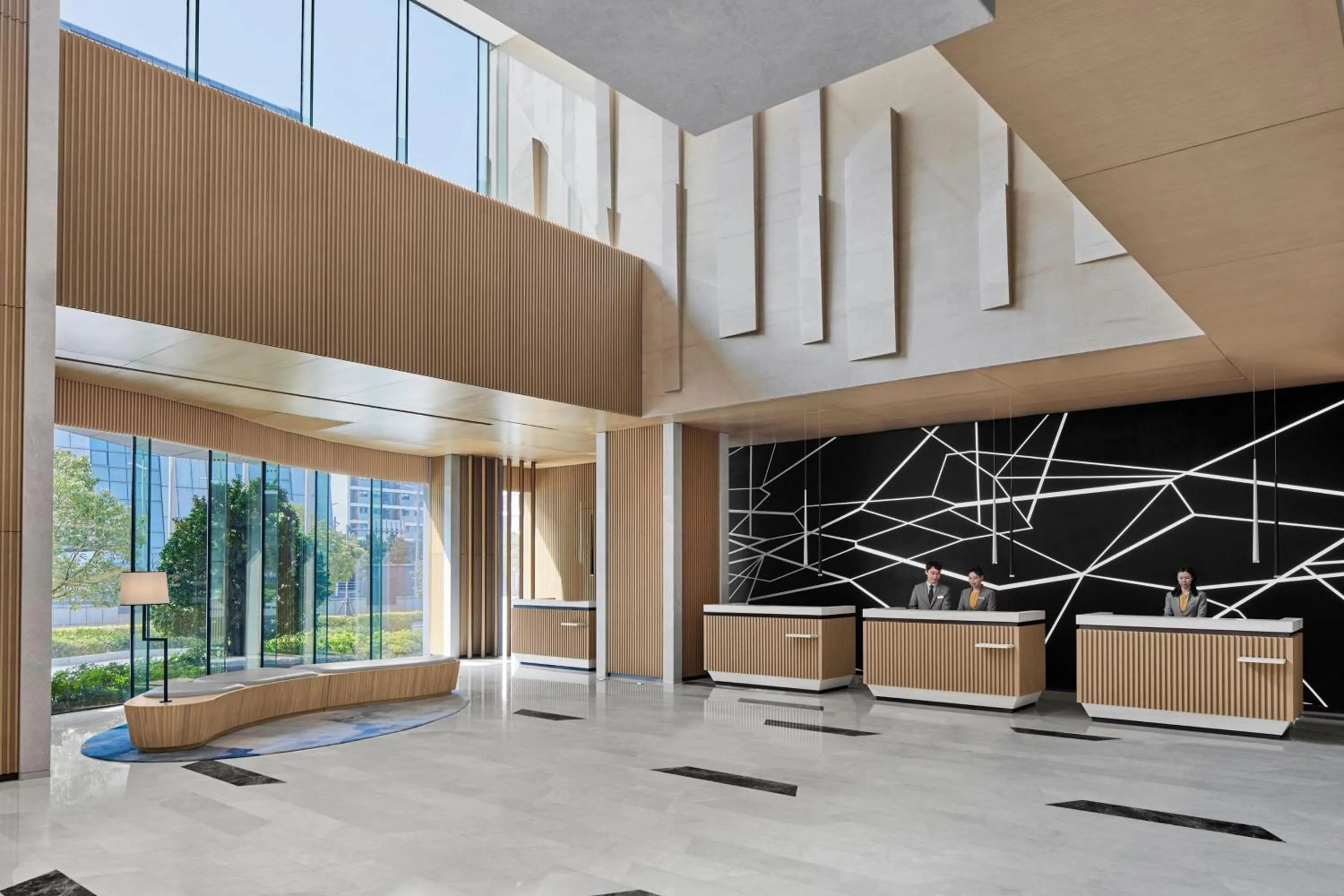 Lobby or reception in Courtyard by Marriott Xiamen