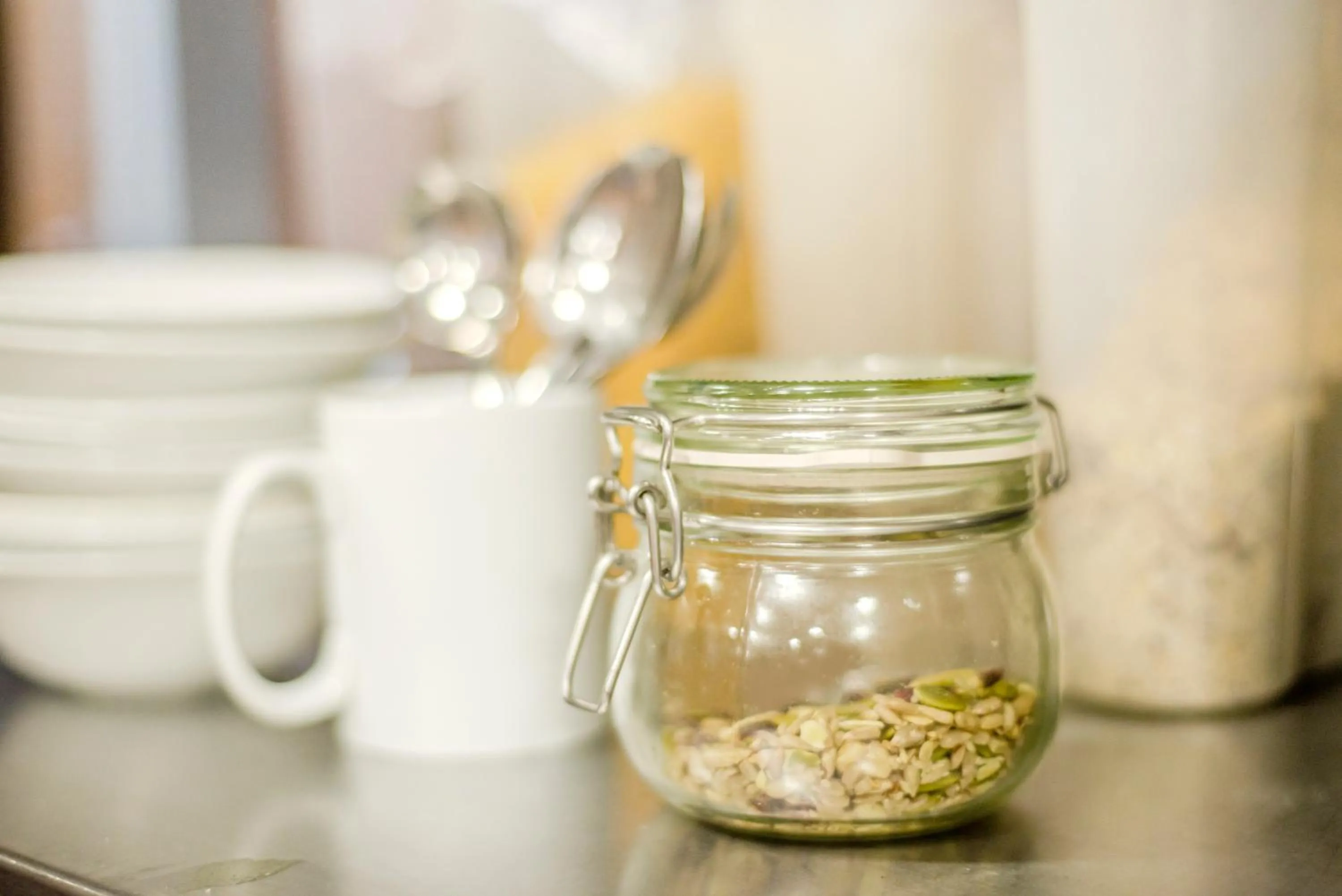 Breakfast in Crianlarich Youth Hostel