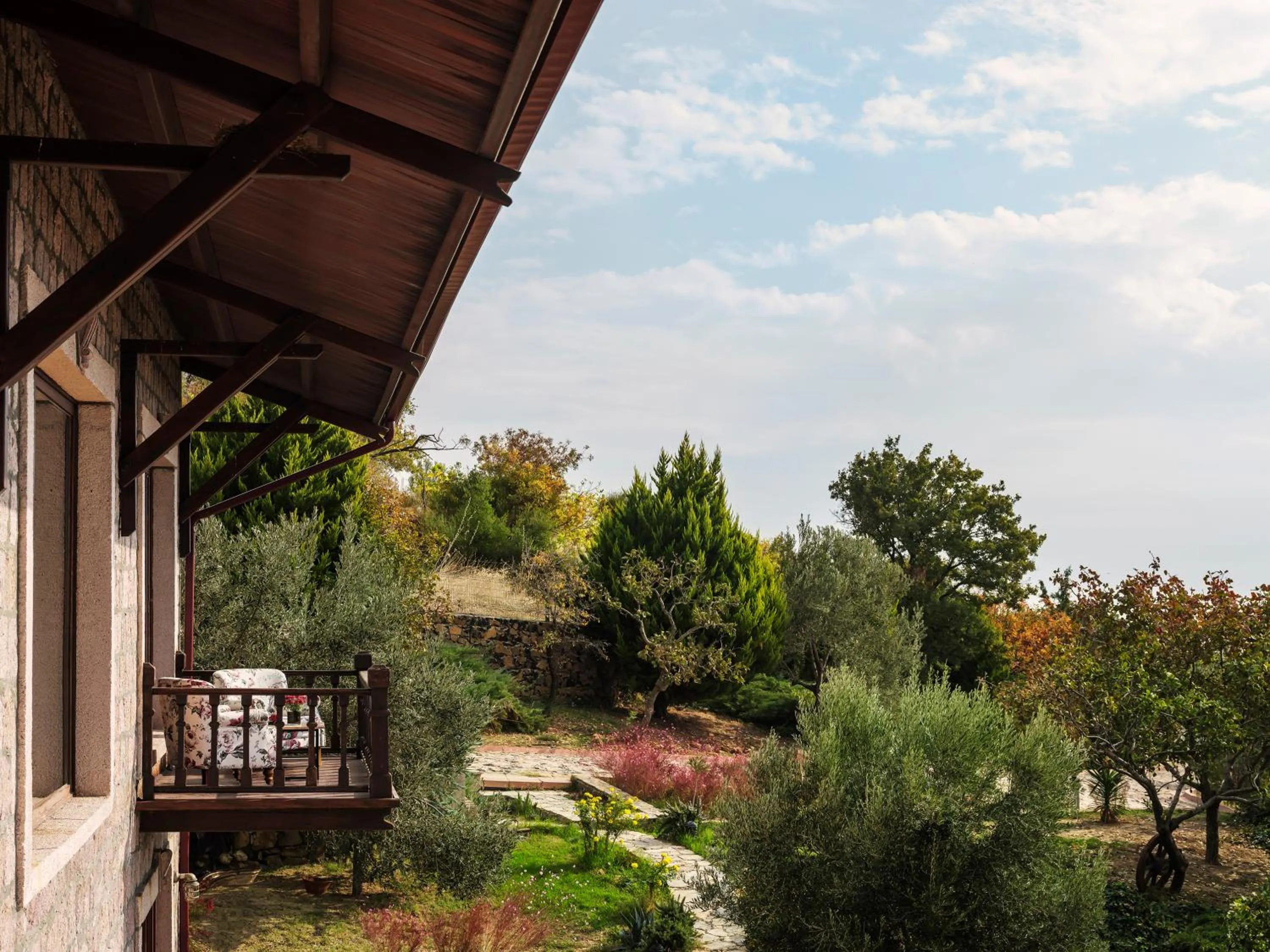 Balcony/Terrace in Simurg Inn