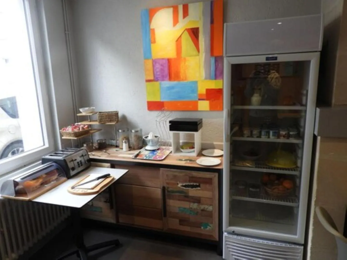 Breakfast in Logis Hôtel Le Pélican & son restaurant