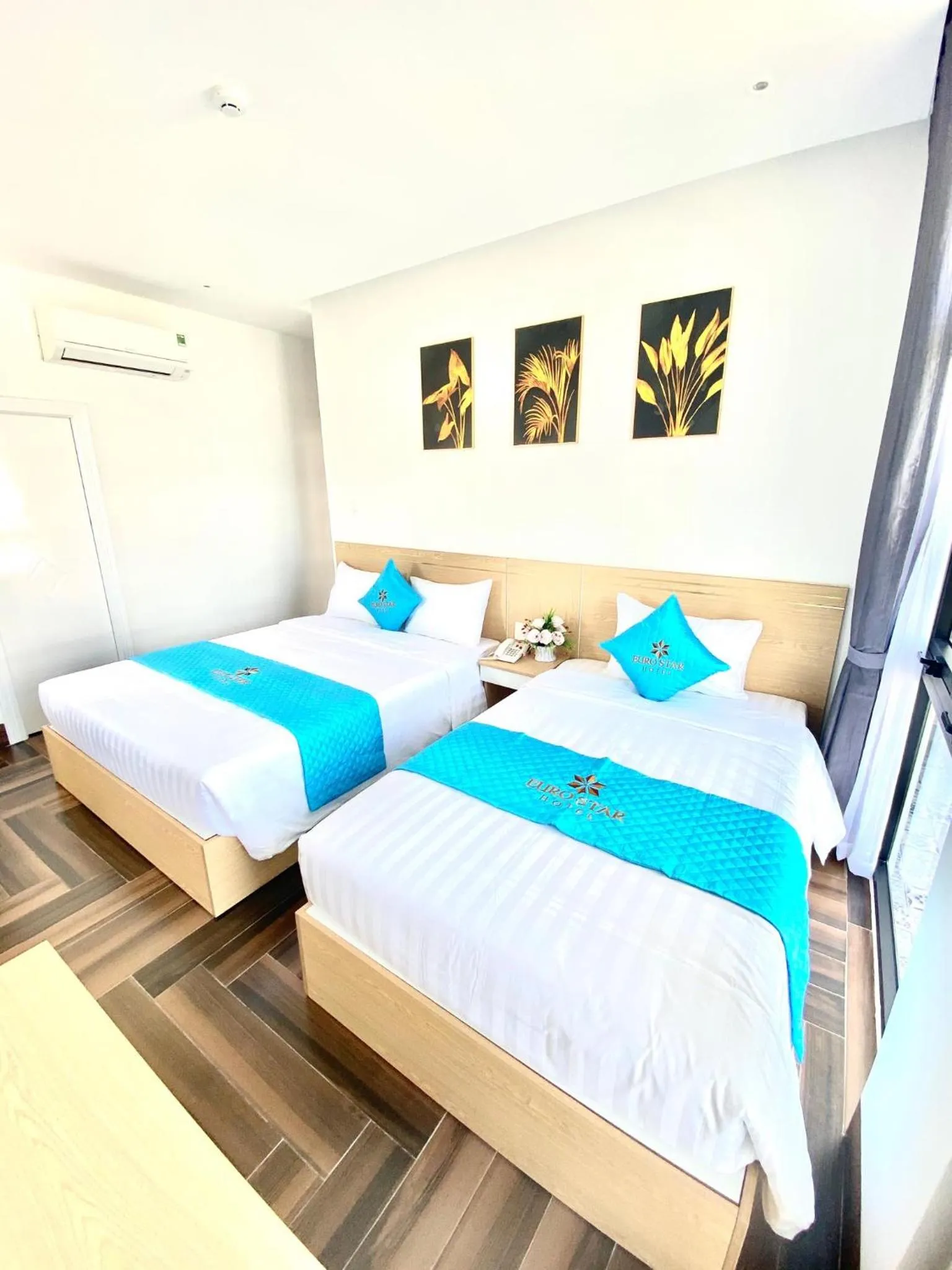 Bed in Euro Star Riverside Hotel