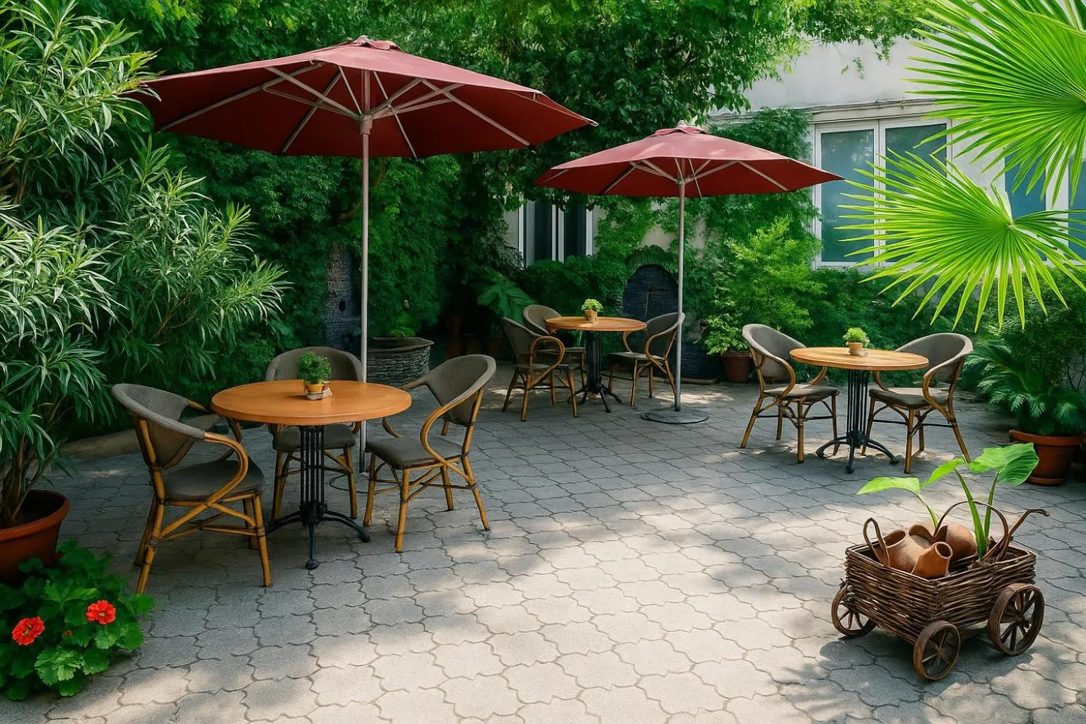 Garden in Rustaveli Palace