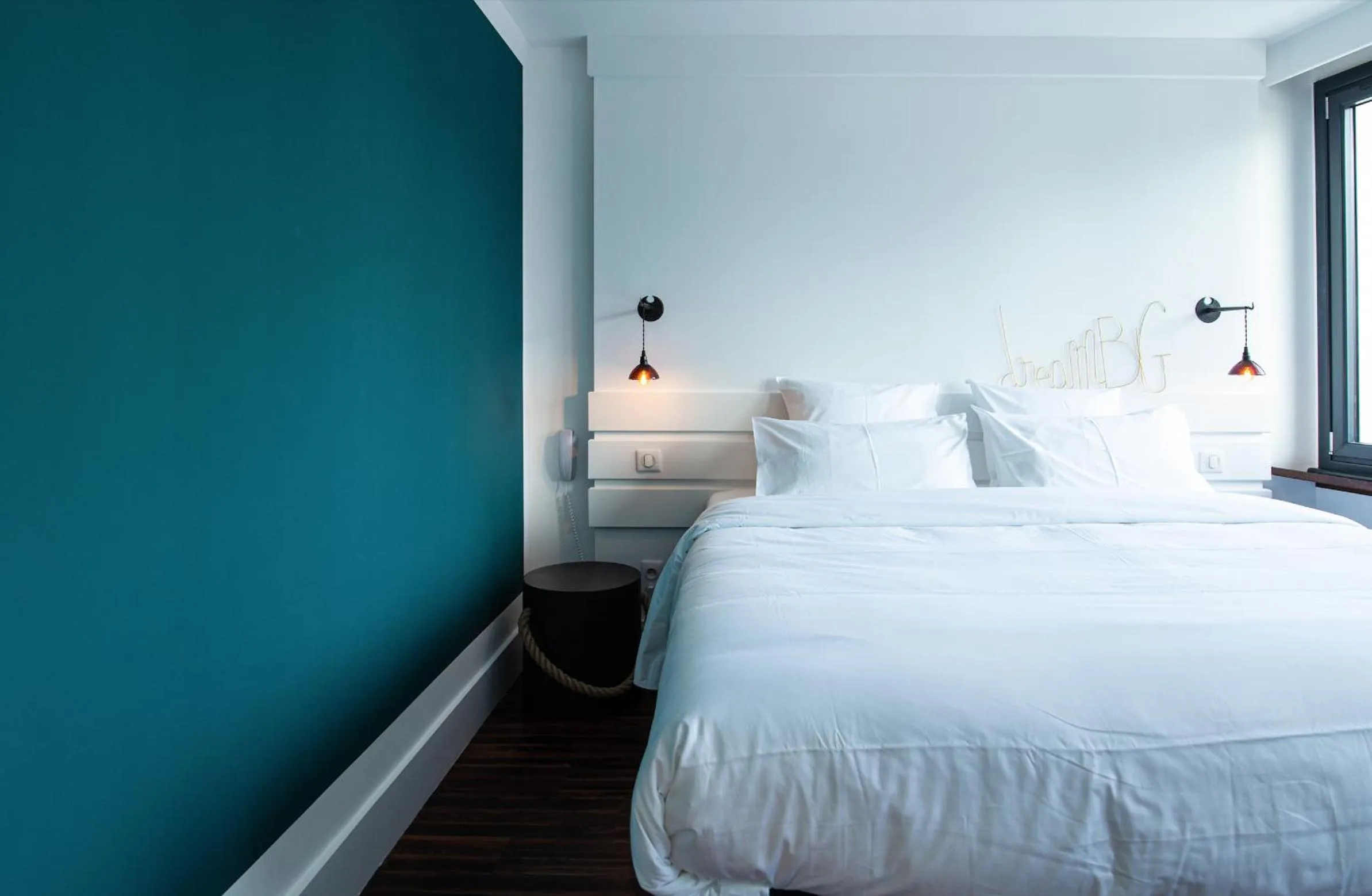 Bed in Bateau Libre Hotel