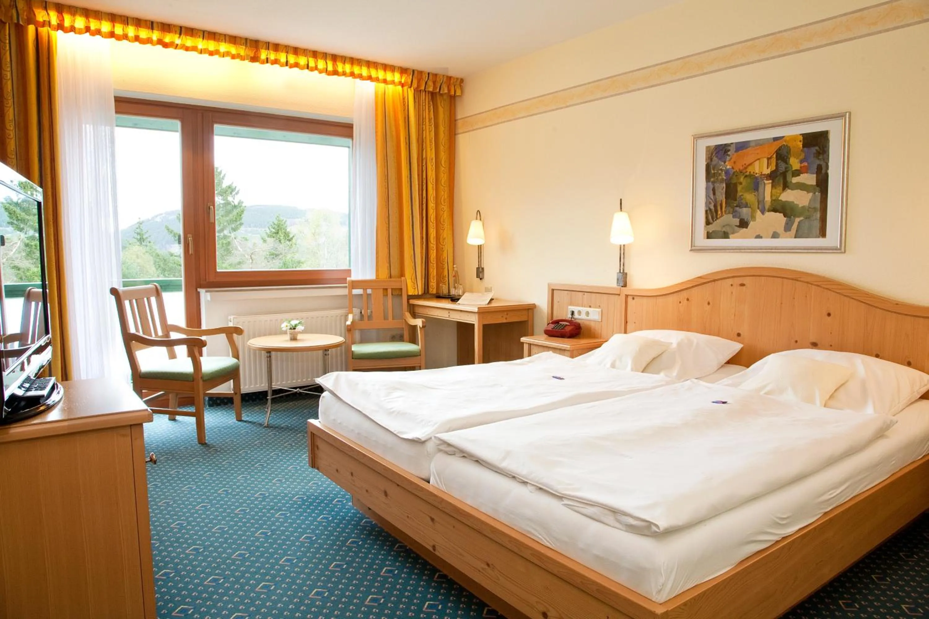 Bedroom, Bed in Wald Hotel Willingen