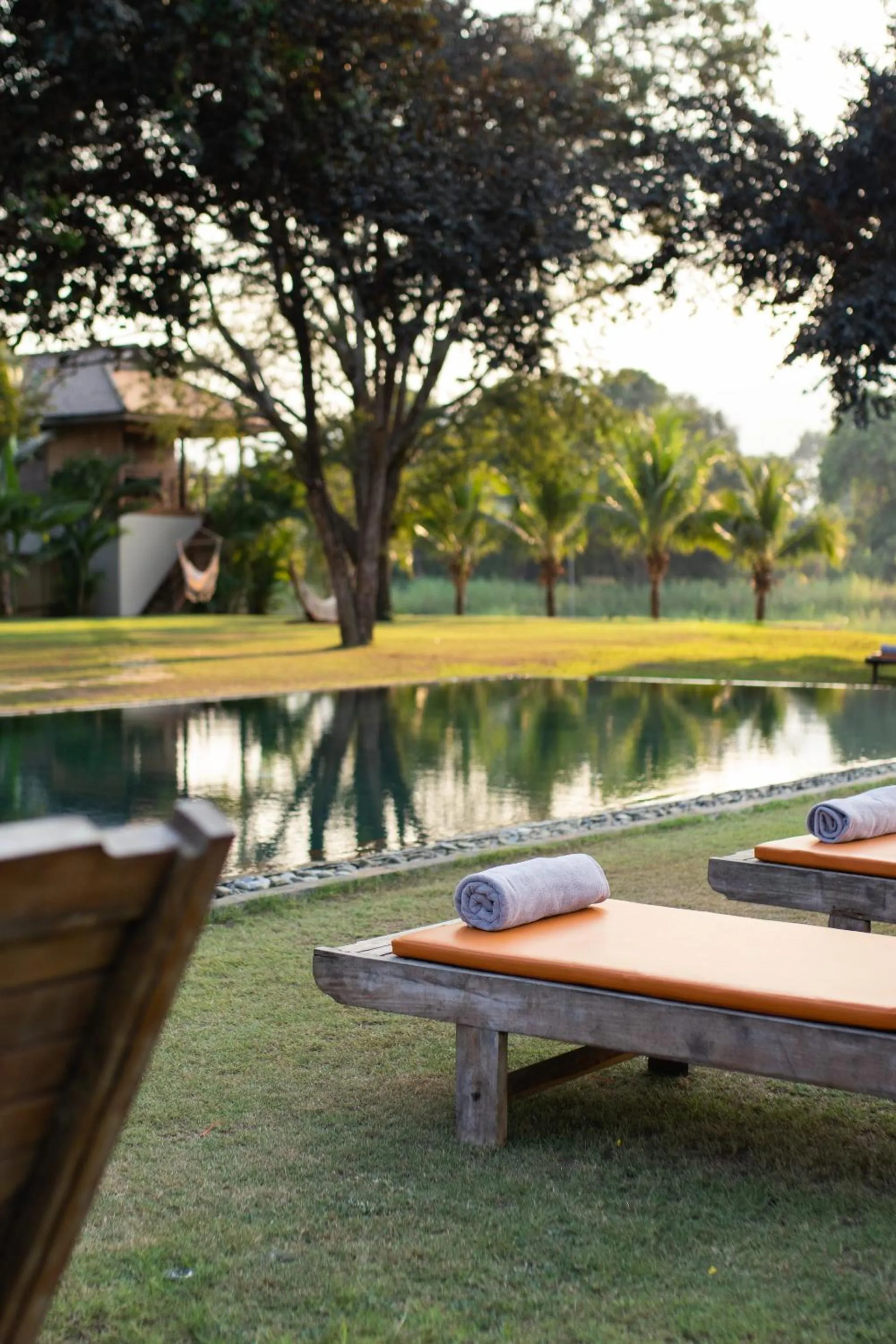 Pool view in Khla Lodge