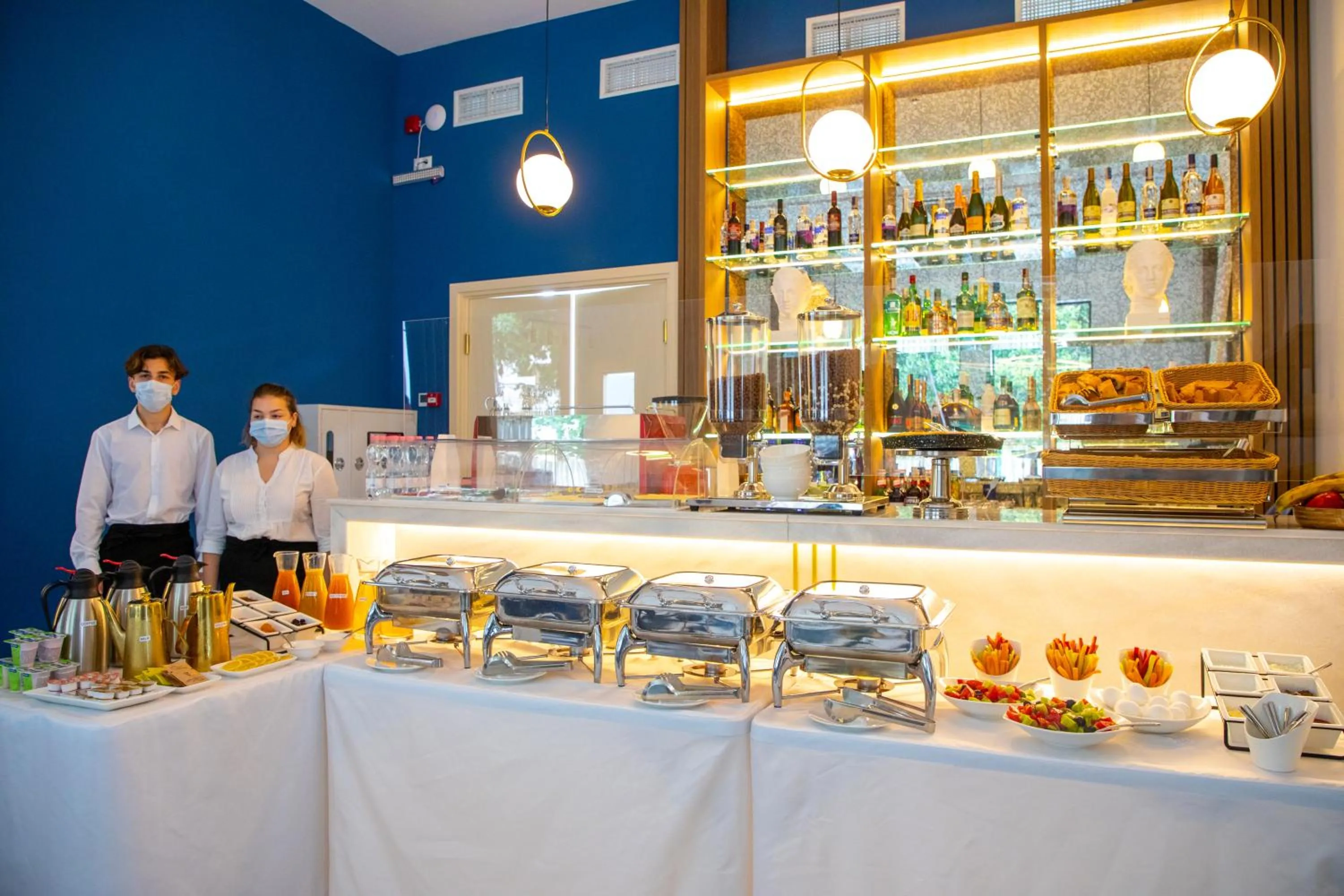 Buffet breakfast in Newport Hotel Kutaisi