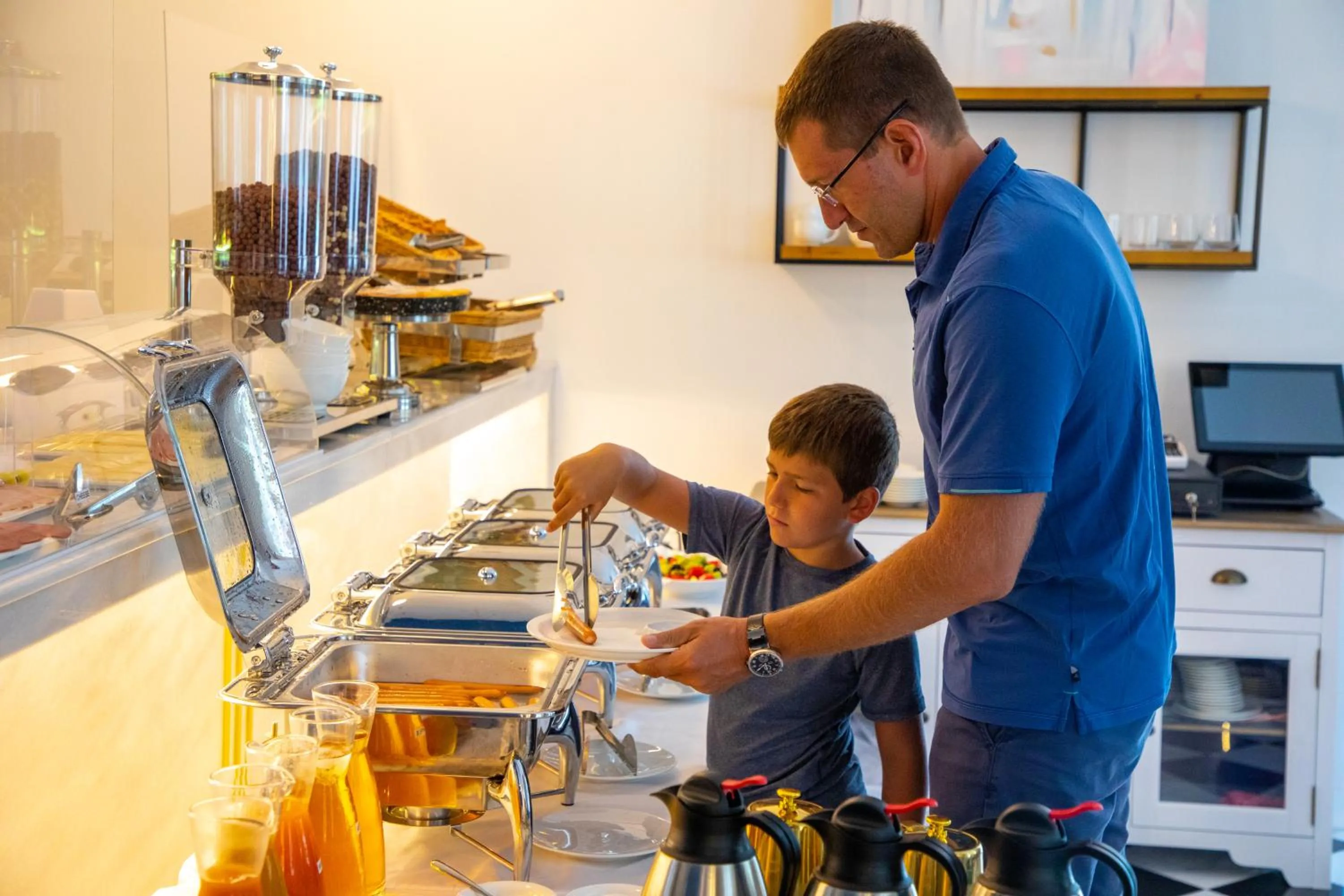 Buffet breakfast in Newport Hotel Kutaisi