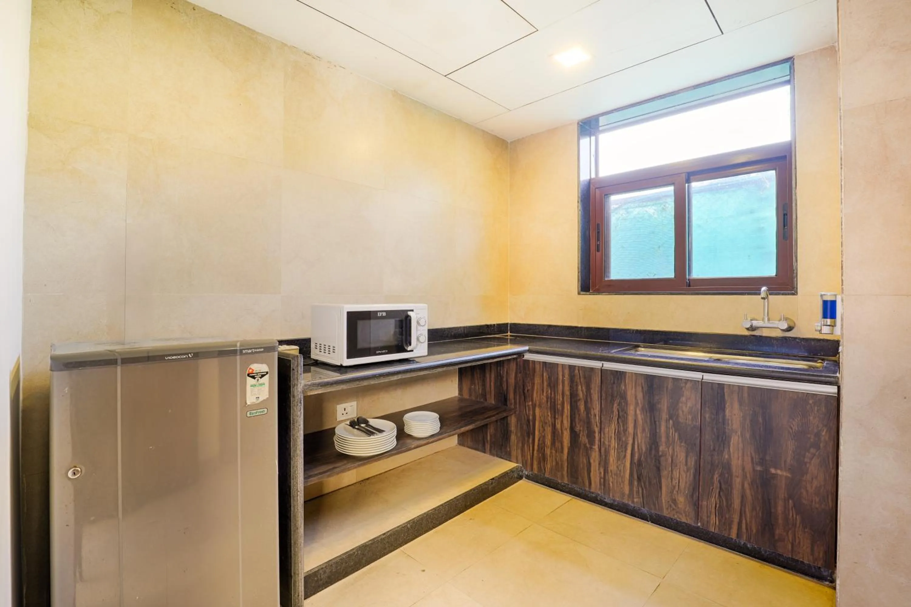 Kitchen or kitchenette in Tropicana Resort & Spa Alibaug, A Club Mahindra Associate