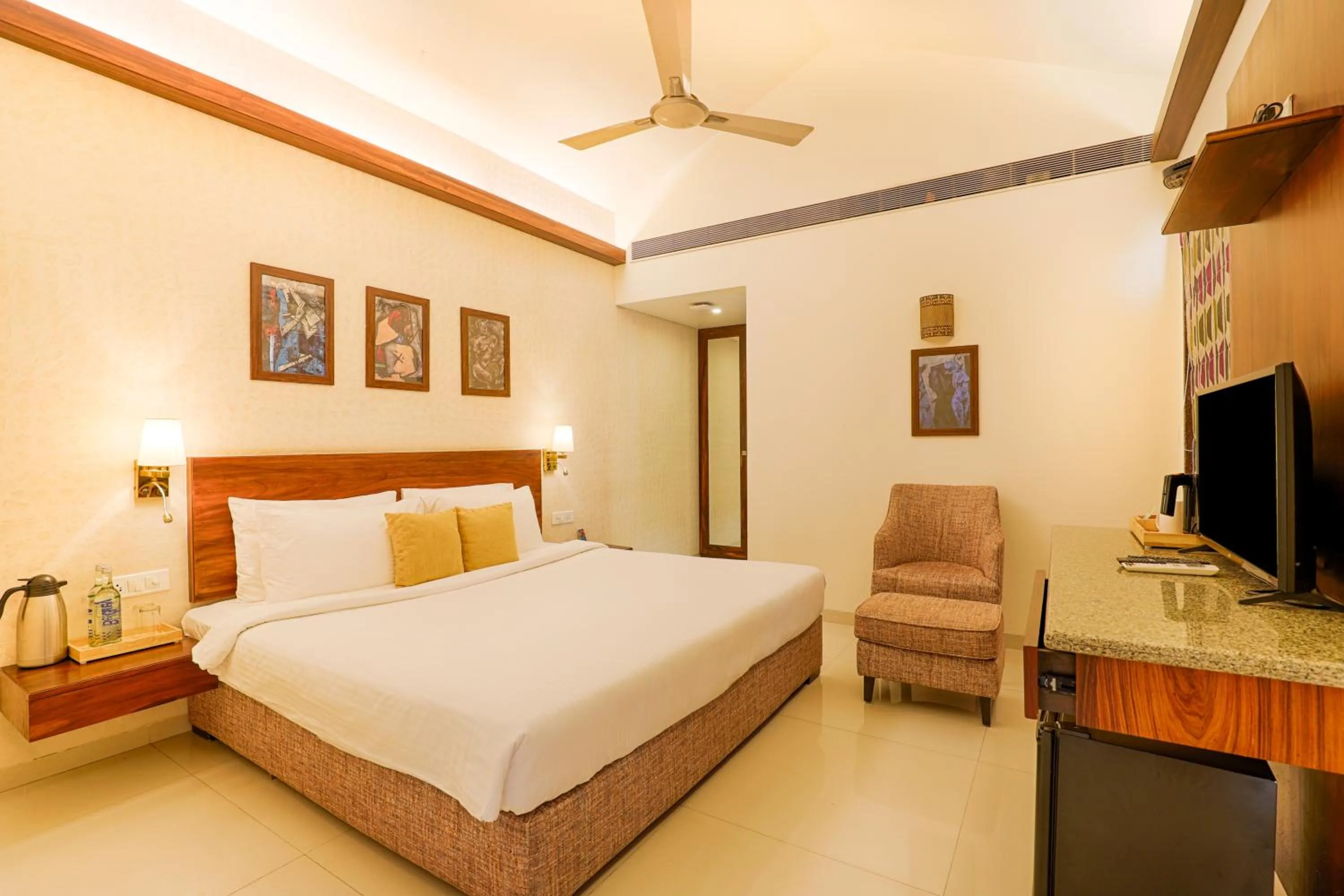Bed in Tropicana Resort & Spa Alibaug, A Club Mahindra Associate