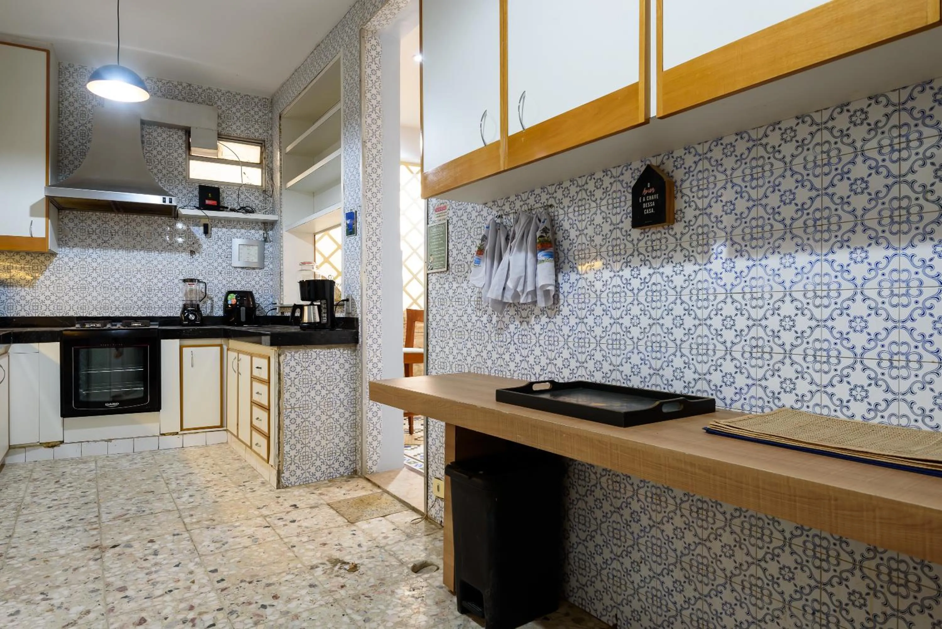 kitchen in Santa Teresa Junto à Natureza