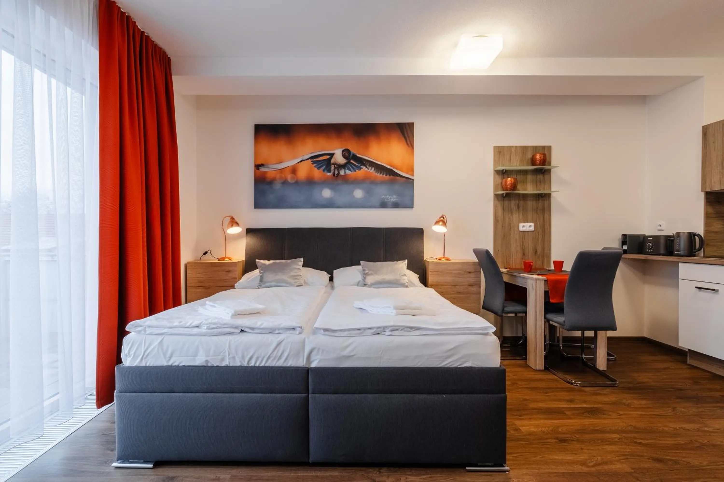 Bed in Apartmány Viva Třeboň